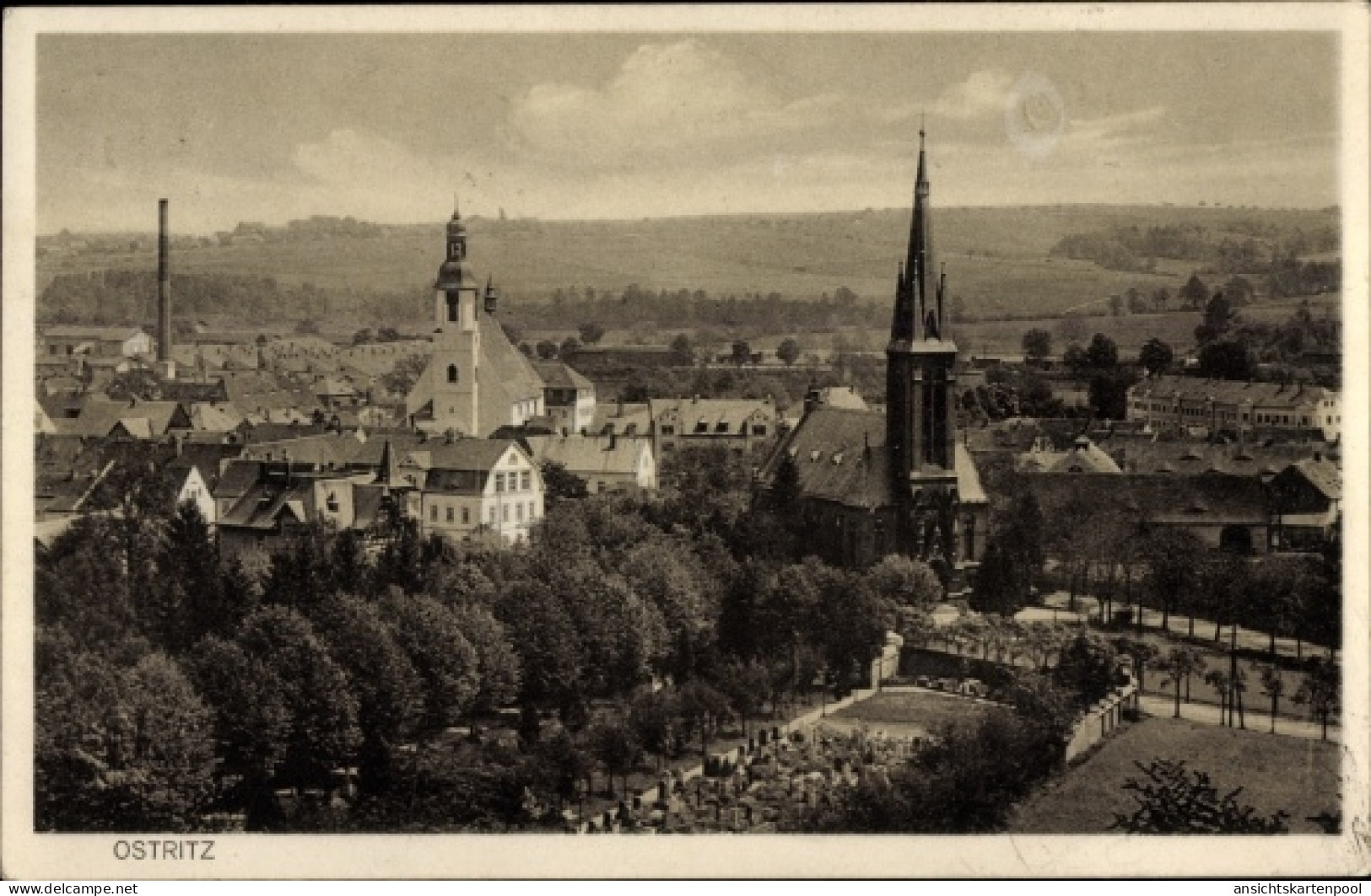 CPA Ostritz in der Oberlausitz, Gesamtansicht