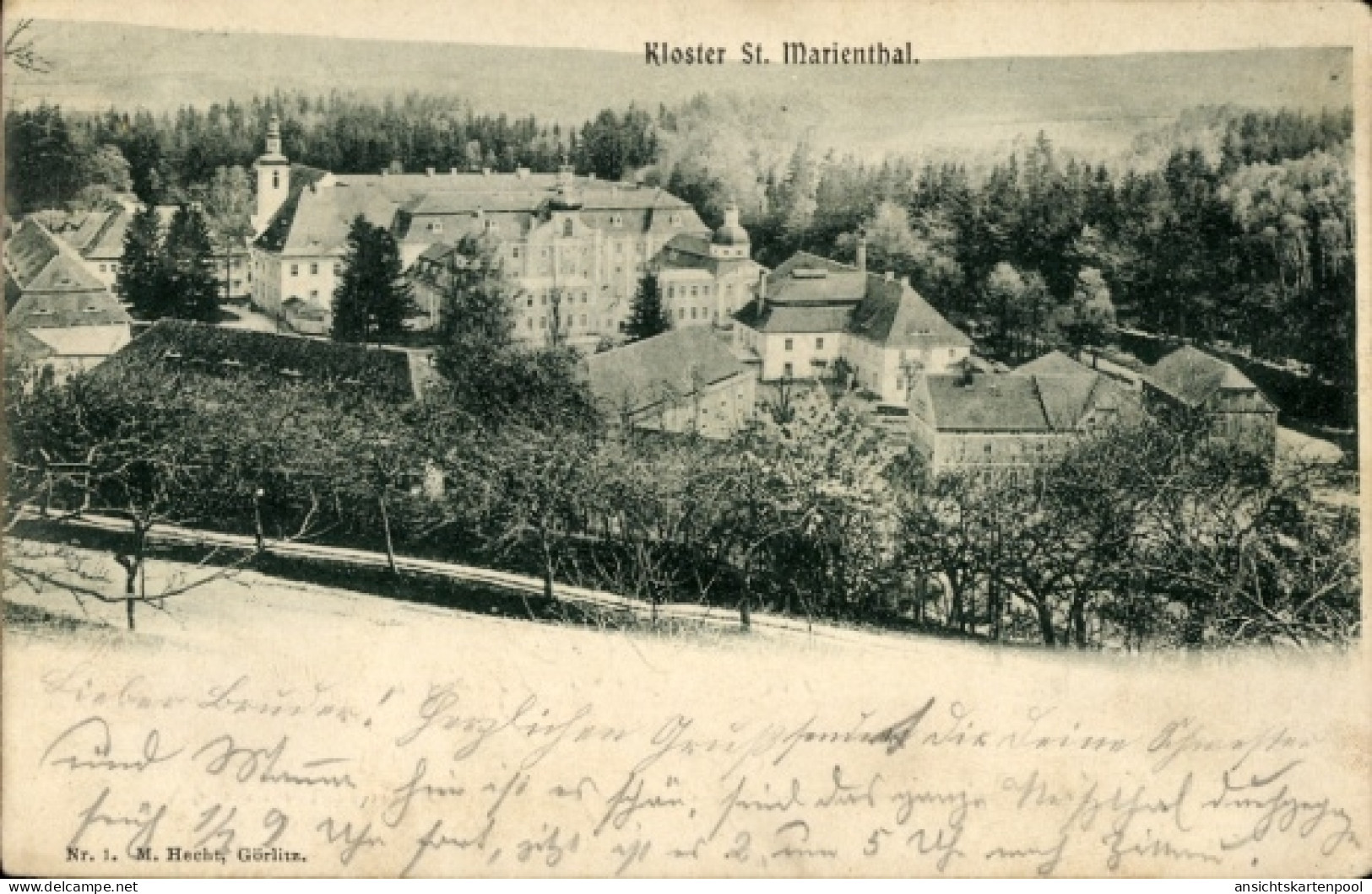 CPA Ostritz in der Oberlausitz, Kloster Sankt Marienthal