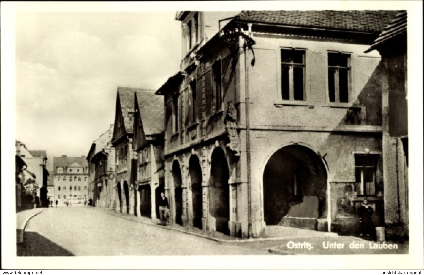 CPA Ostritz in der Oberlausitz, Unter den Lauben