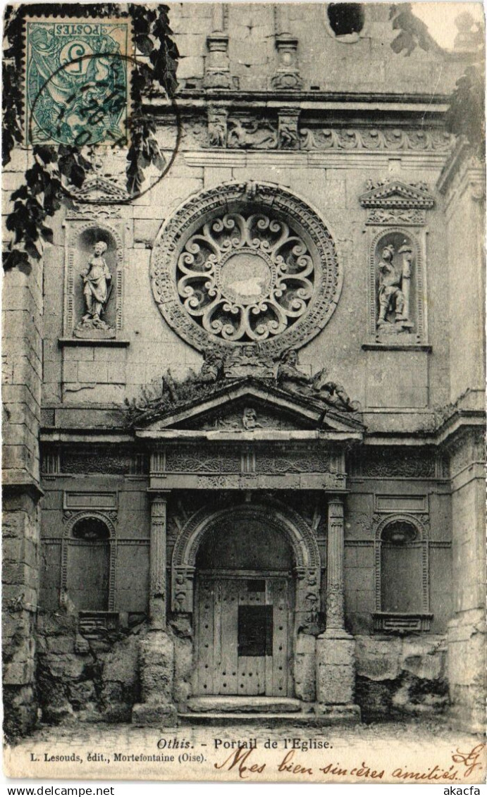 CPA Othis Portail de l'Eglise (1269476)