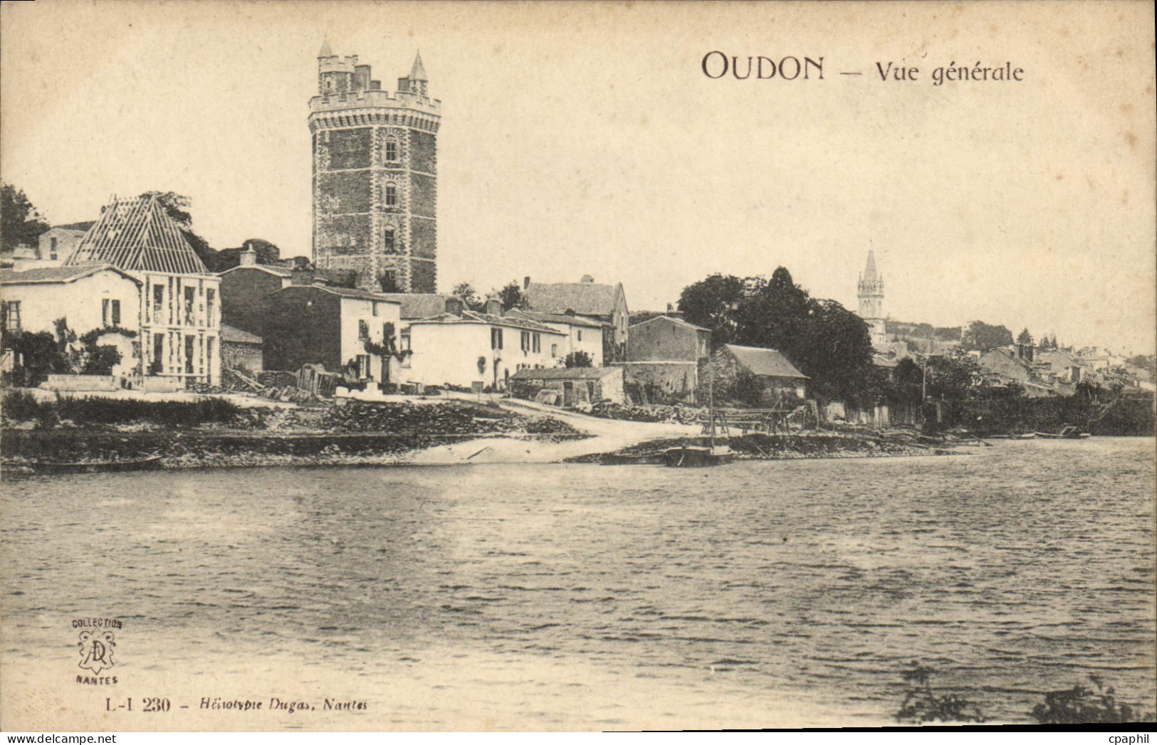 CPA Oudon Vue generale