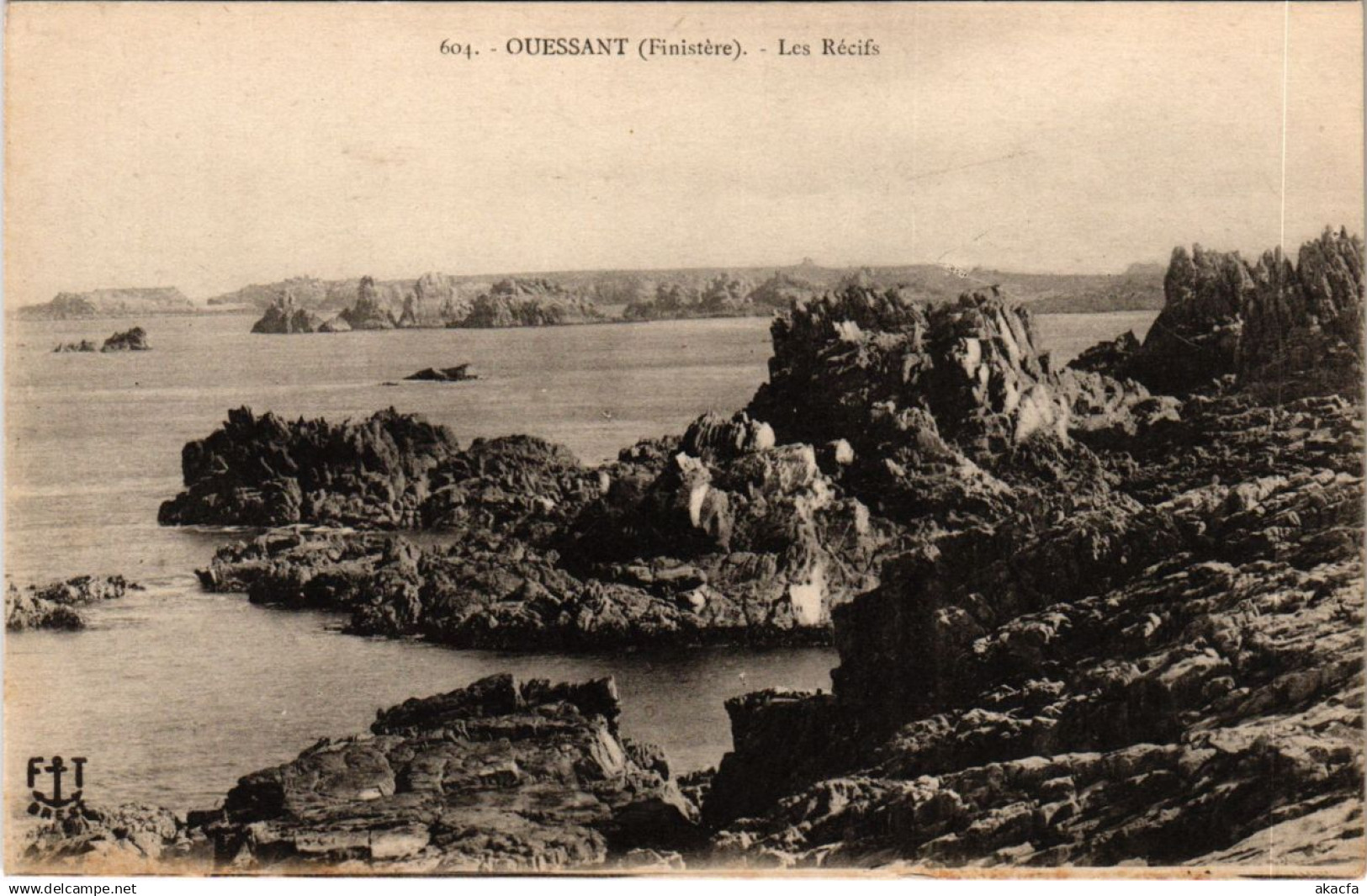 CPA Ouessant - Les Recifs (1034191)