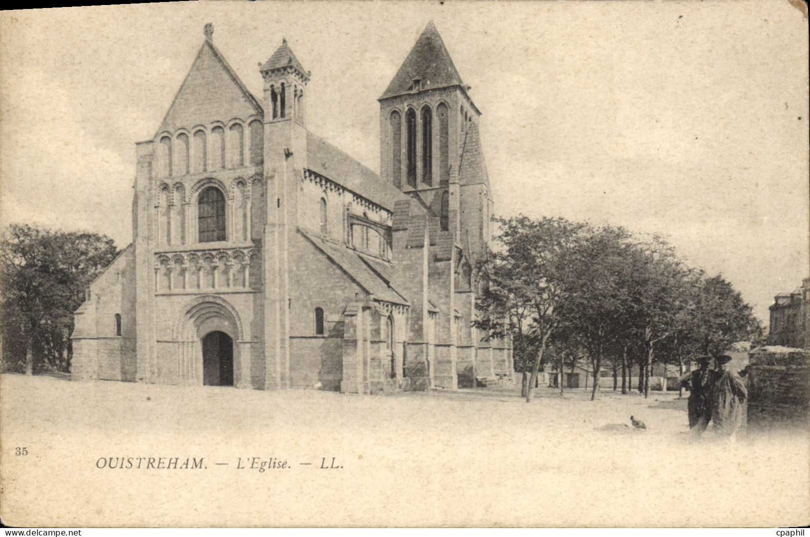 CPA Ouistreham L'Eglise