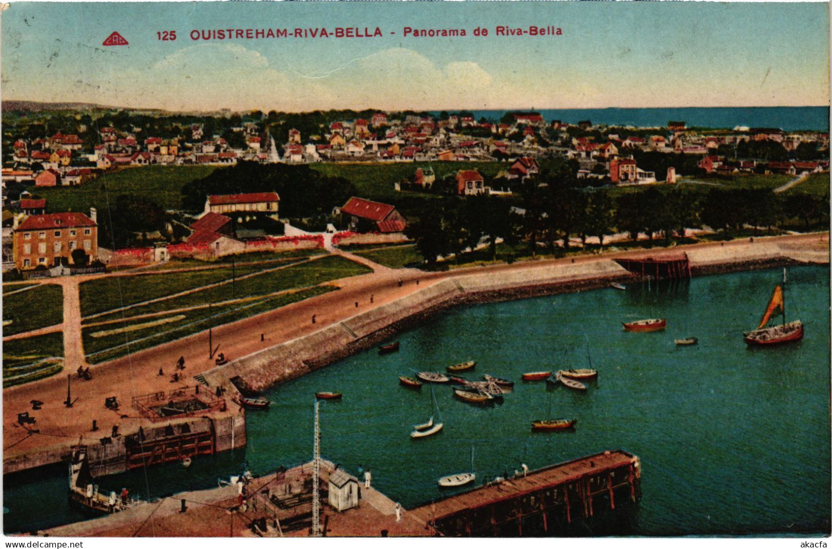 CPA OUISTREHAM RIVA BELLA - Panorama de Riva Bella (1257563)