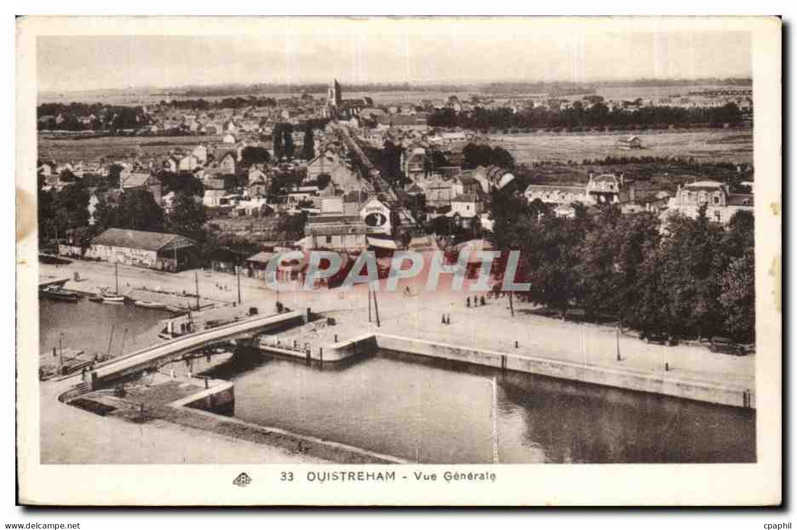 CPA Ouistreham Vue generale