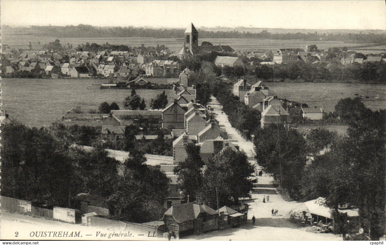 CPA Ouistreham Vue Generale