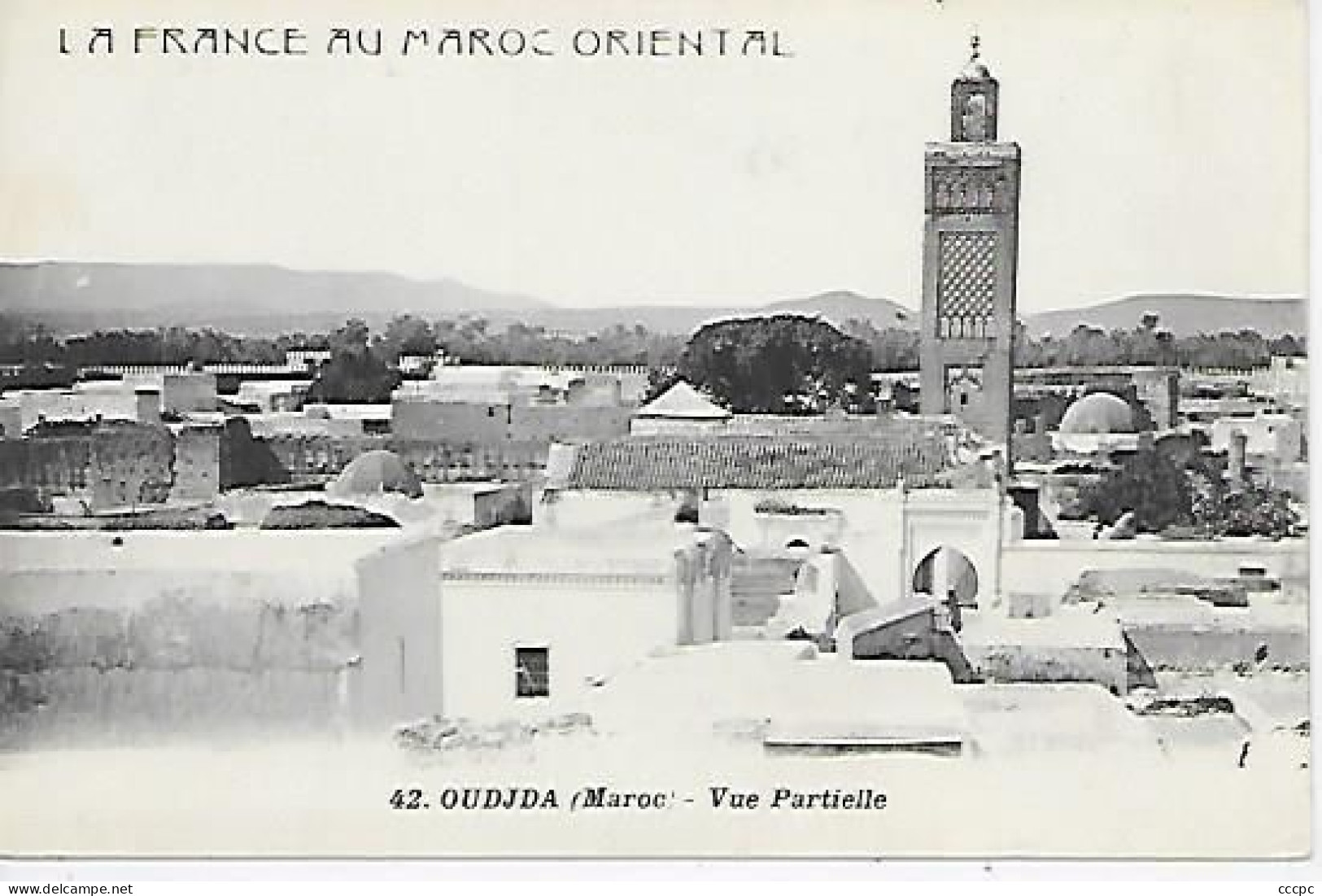 CPA Oujda vue partielle