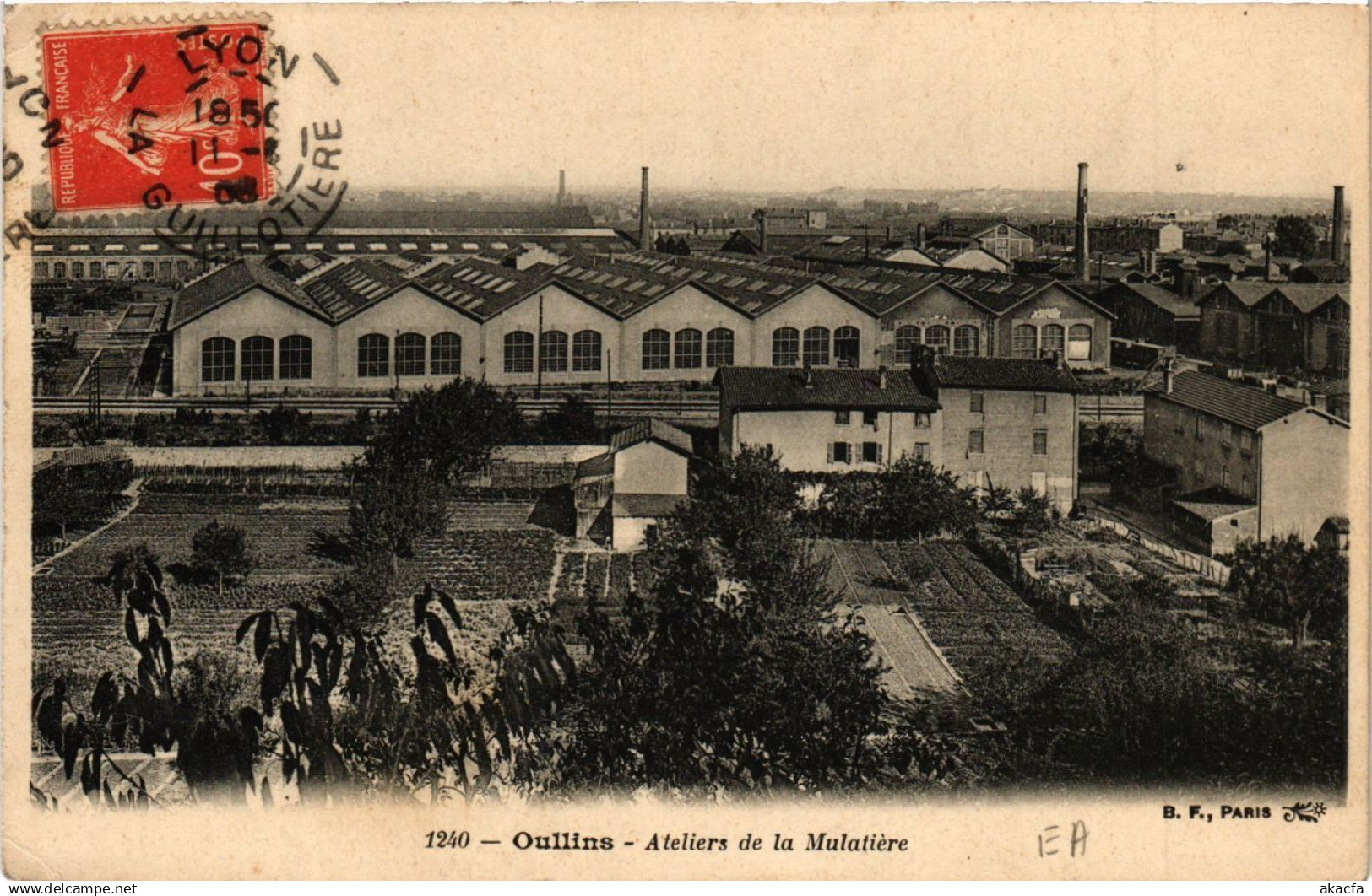 CPA OULLINS - Ateliers de la Mulatiere (572512)