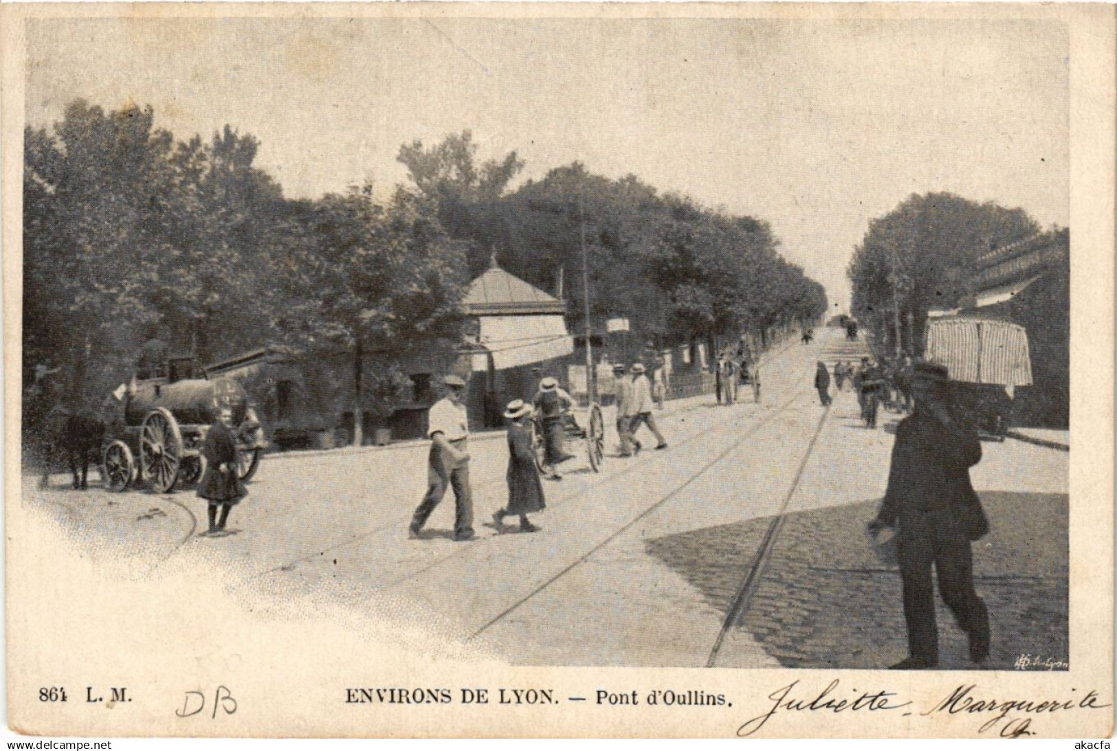 CPA OULLINS - Pont d'Oullins - Invirons de LYON (692993)