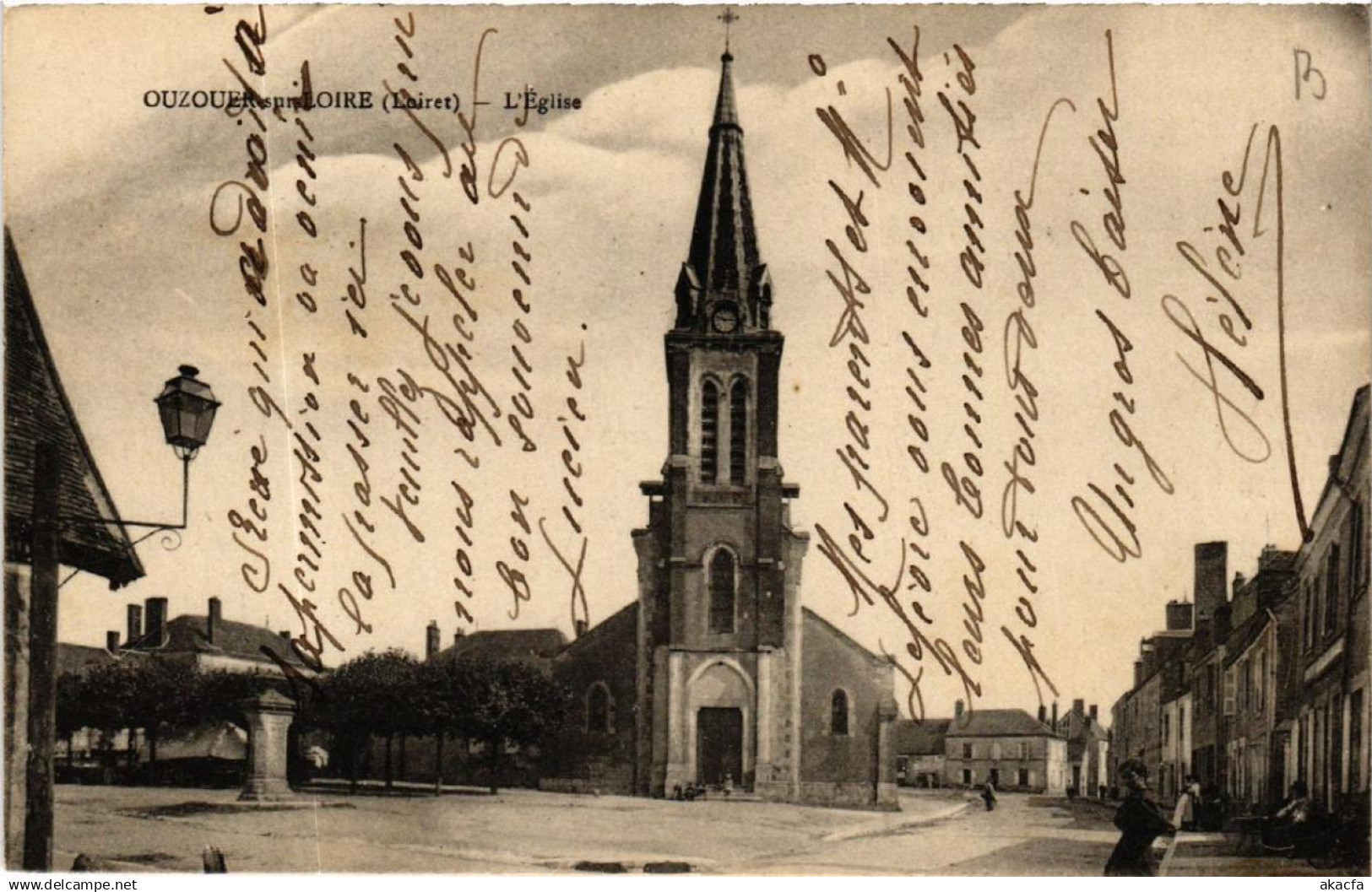 CPA OUZOUER-sur-LOIRE L'Église (607746)
