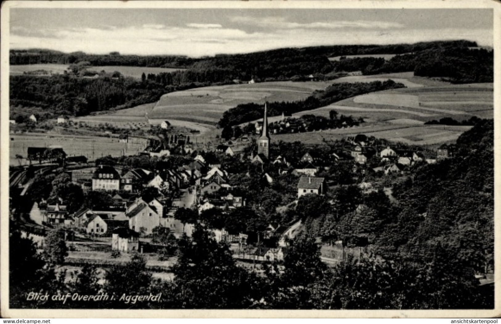 CPA Overath im Bergischen Land, Gesamtansicht