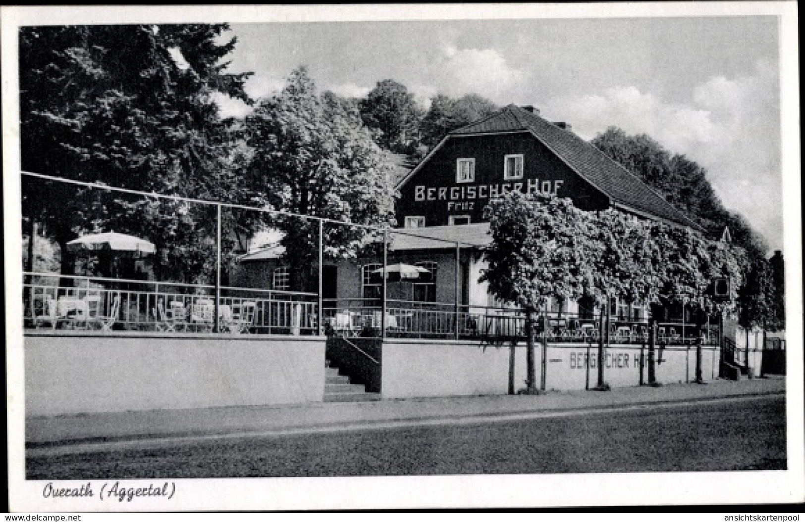 CPA Overath im Bergischen Land, Hotel Bergischer Hof