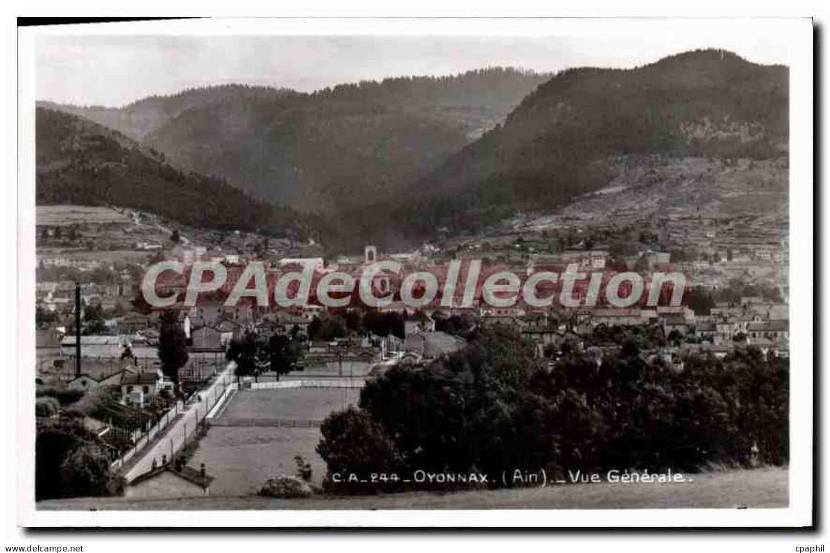 CPA Oyonnax Ain vue generale