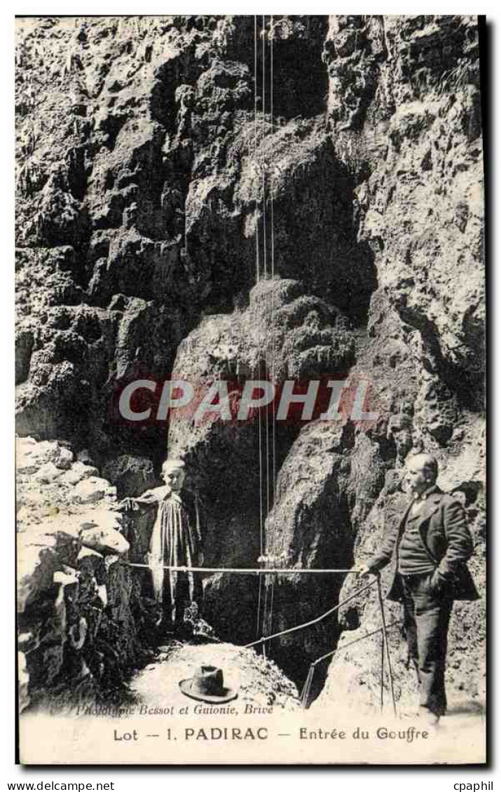 CPA Padirac Entree du Gouffre
