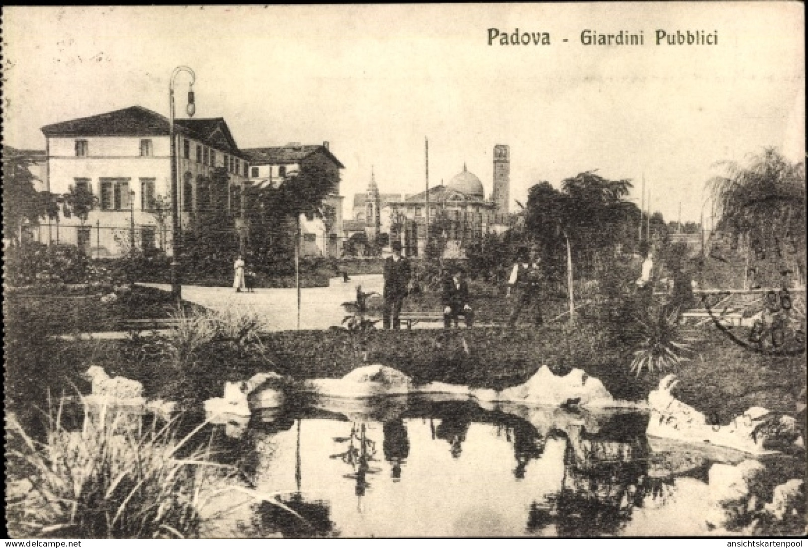 CPA Padova Padua Veneto, Giardini Pubblici