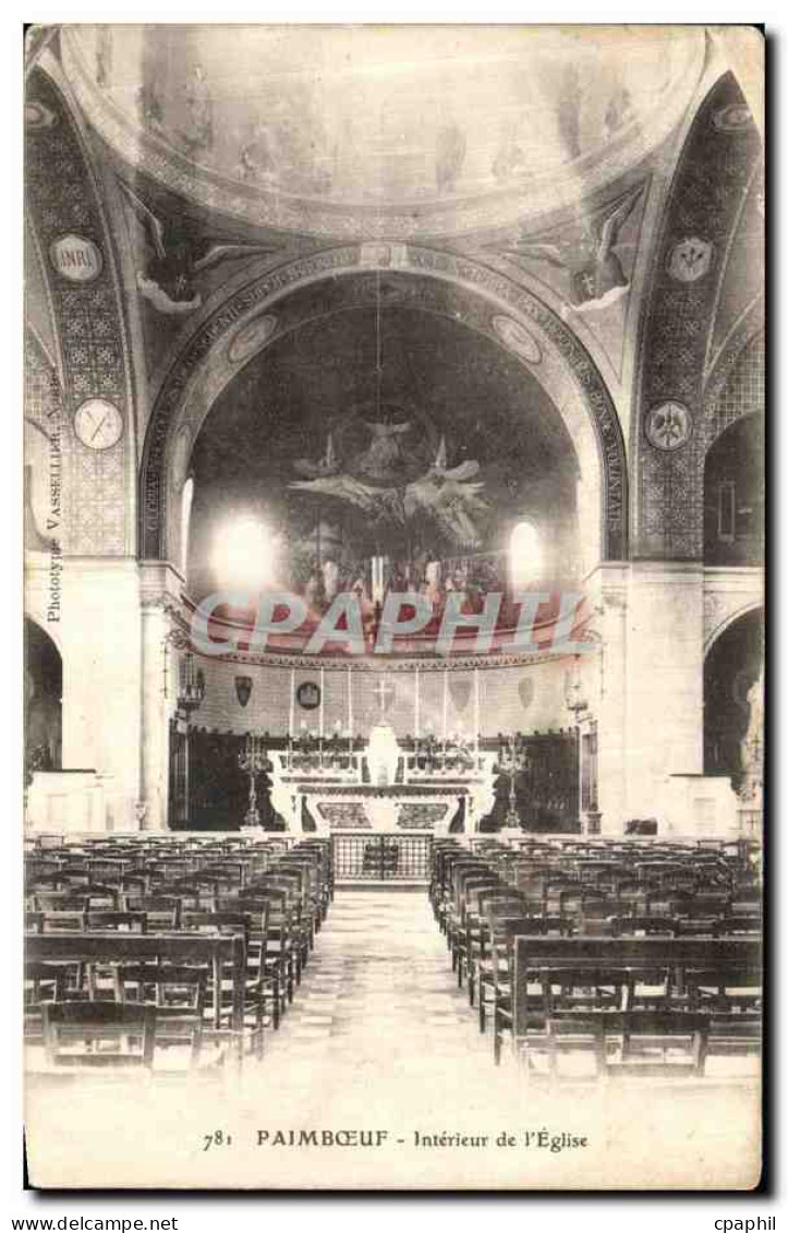 CPA Paimboeuf Interieur de l Eglise
