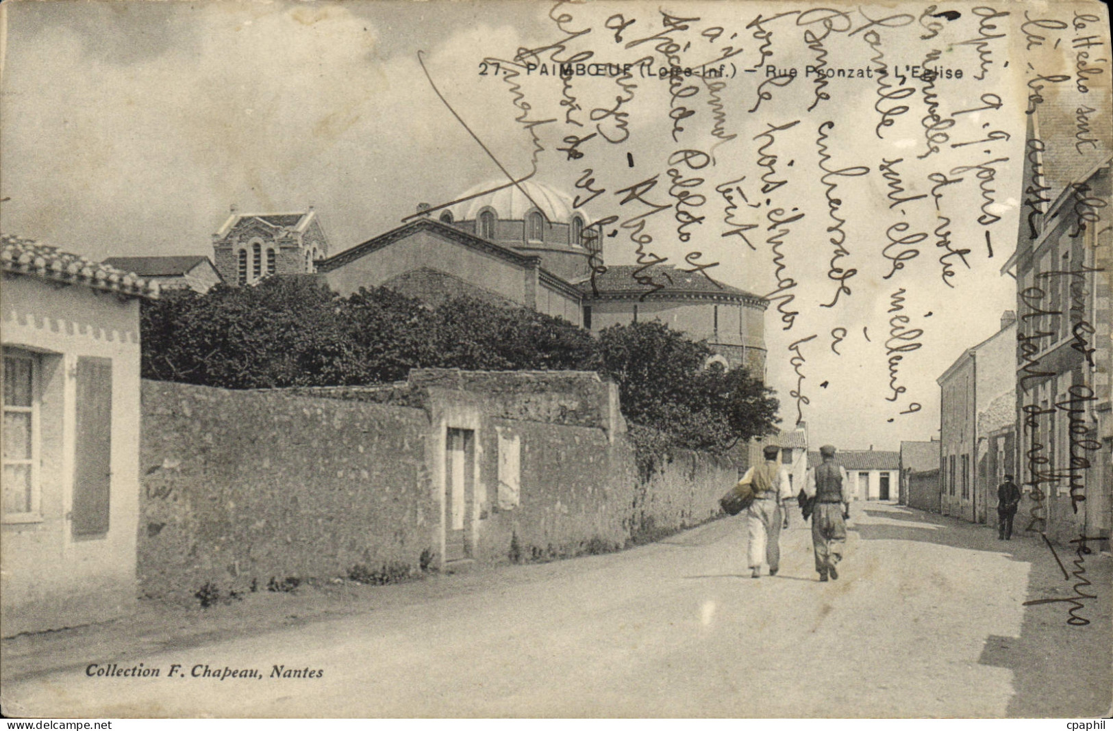 CPA Paimboeuf rue Pronzat l'Eglise