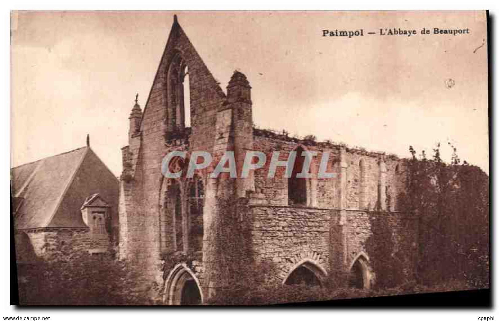 CPA Paimpol L'Abbaye de Beauport