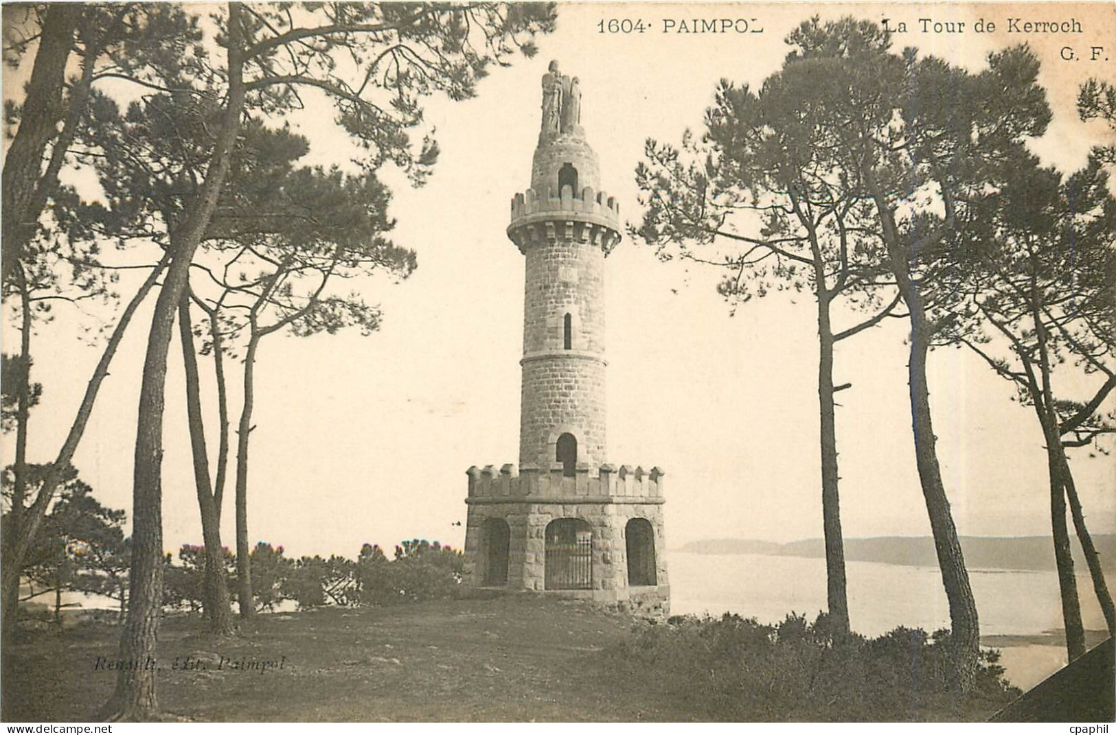 CPA Paimpol la tour de Kerroch