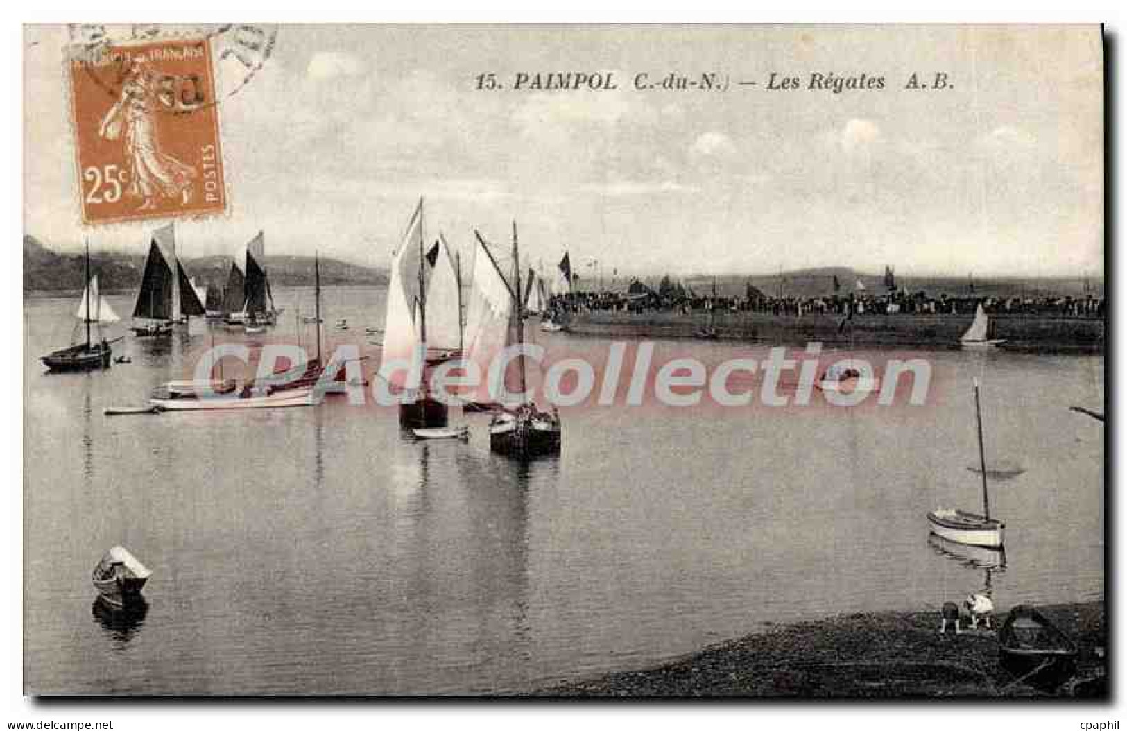 CPA PAIMPOL régates