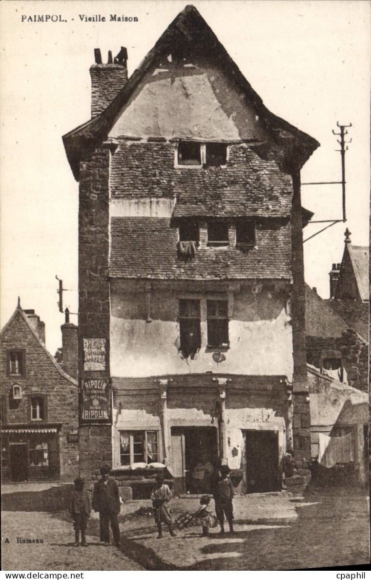 CPA PAIMPOL vieille maison