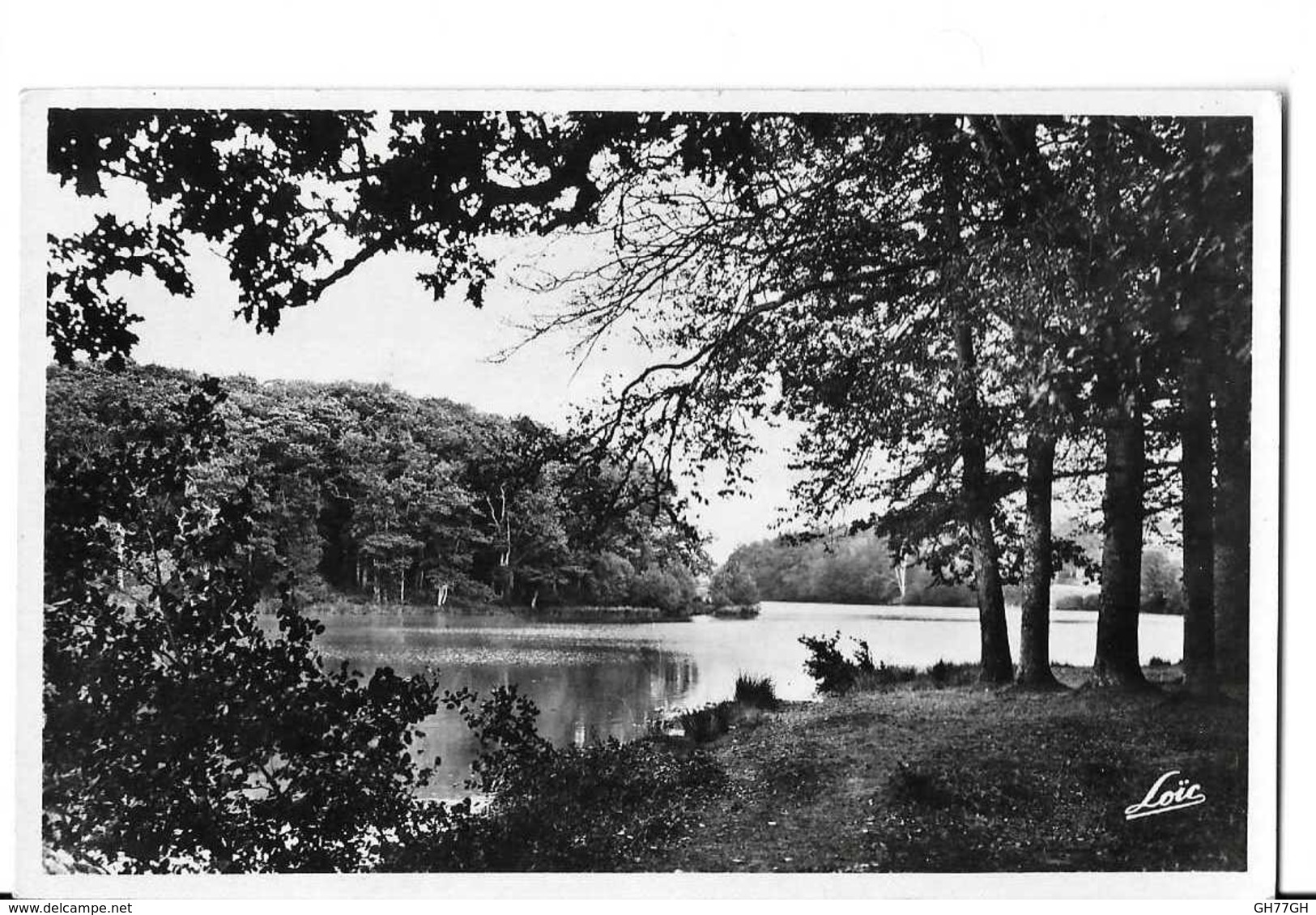 CPA PAIMPONT -étang des forges