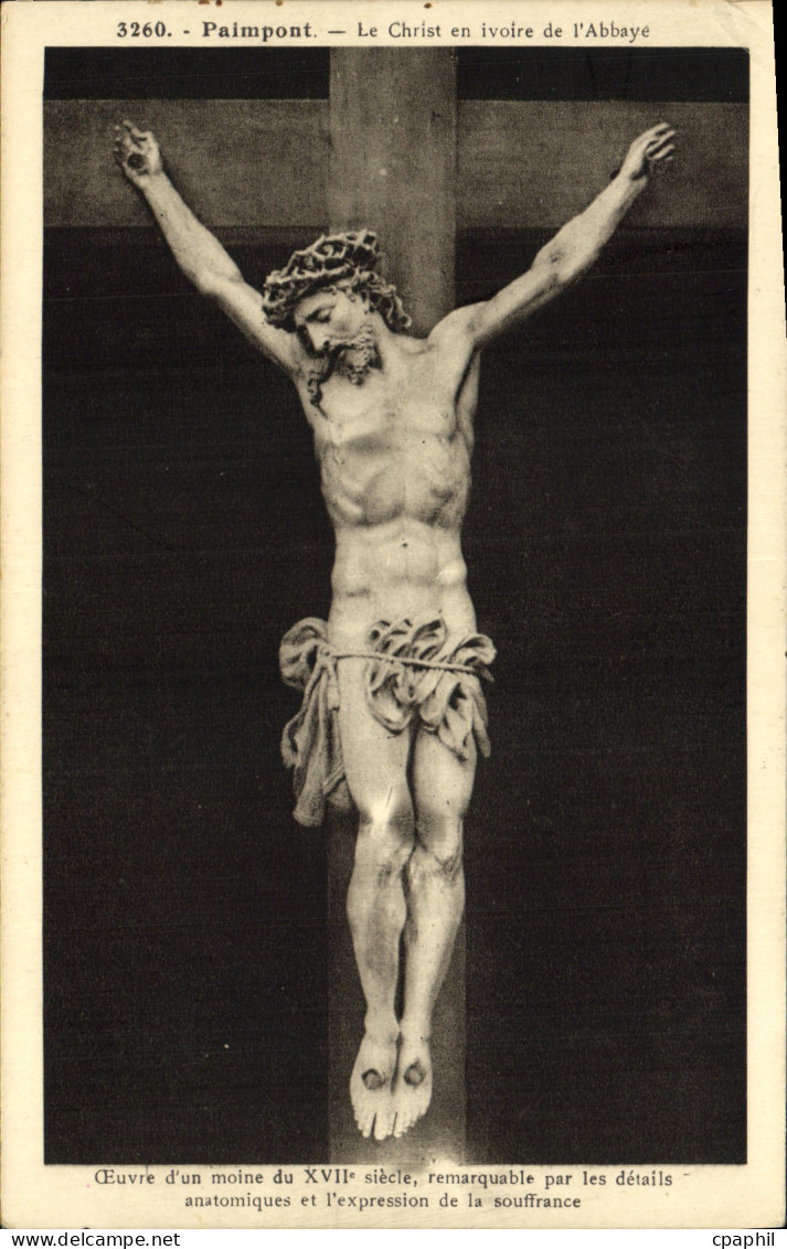 CPA Paimpont Le Christ en Ivoire de L Abbaye