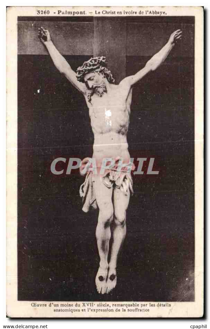 CPA Paimpont Le Christ en Ivoire de L Abbaye