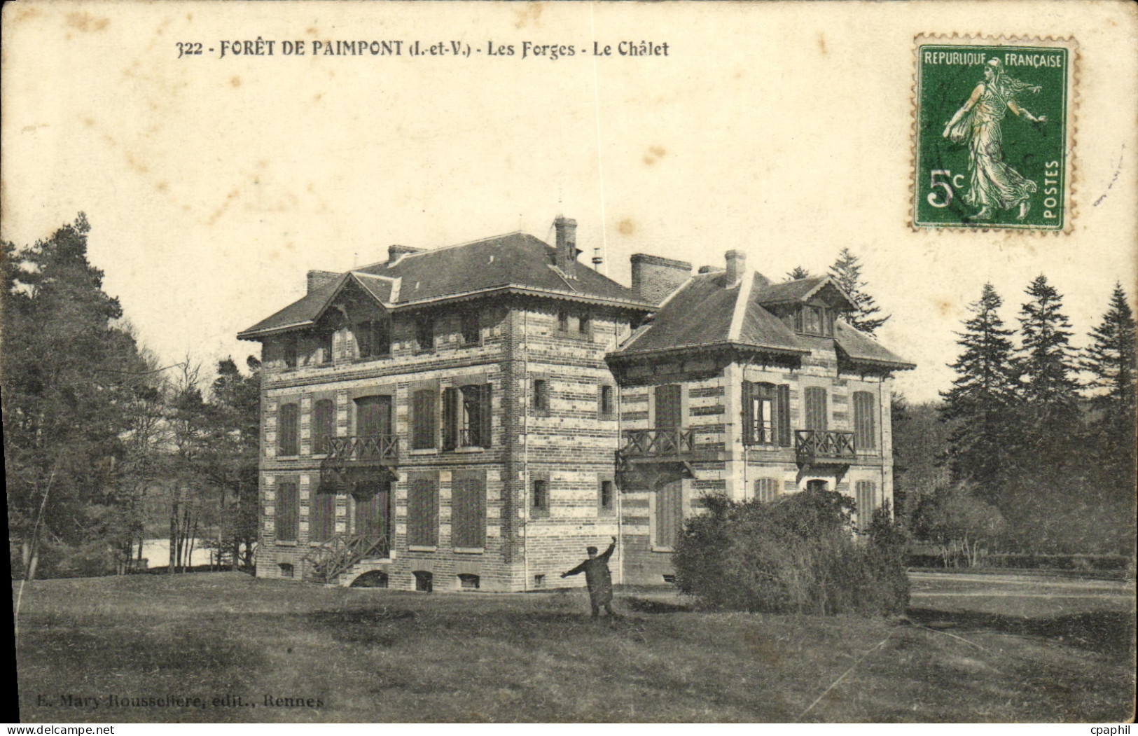 CPA Paimpont Les Forges Le chalet