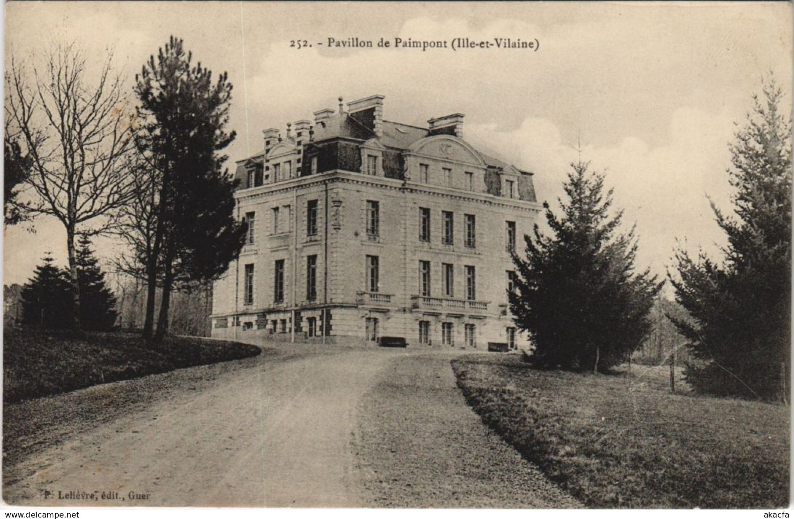CPA Paimpont Pavillon (1237012)
