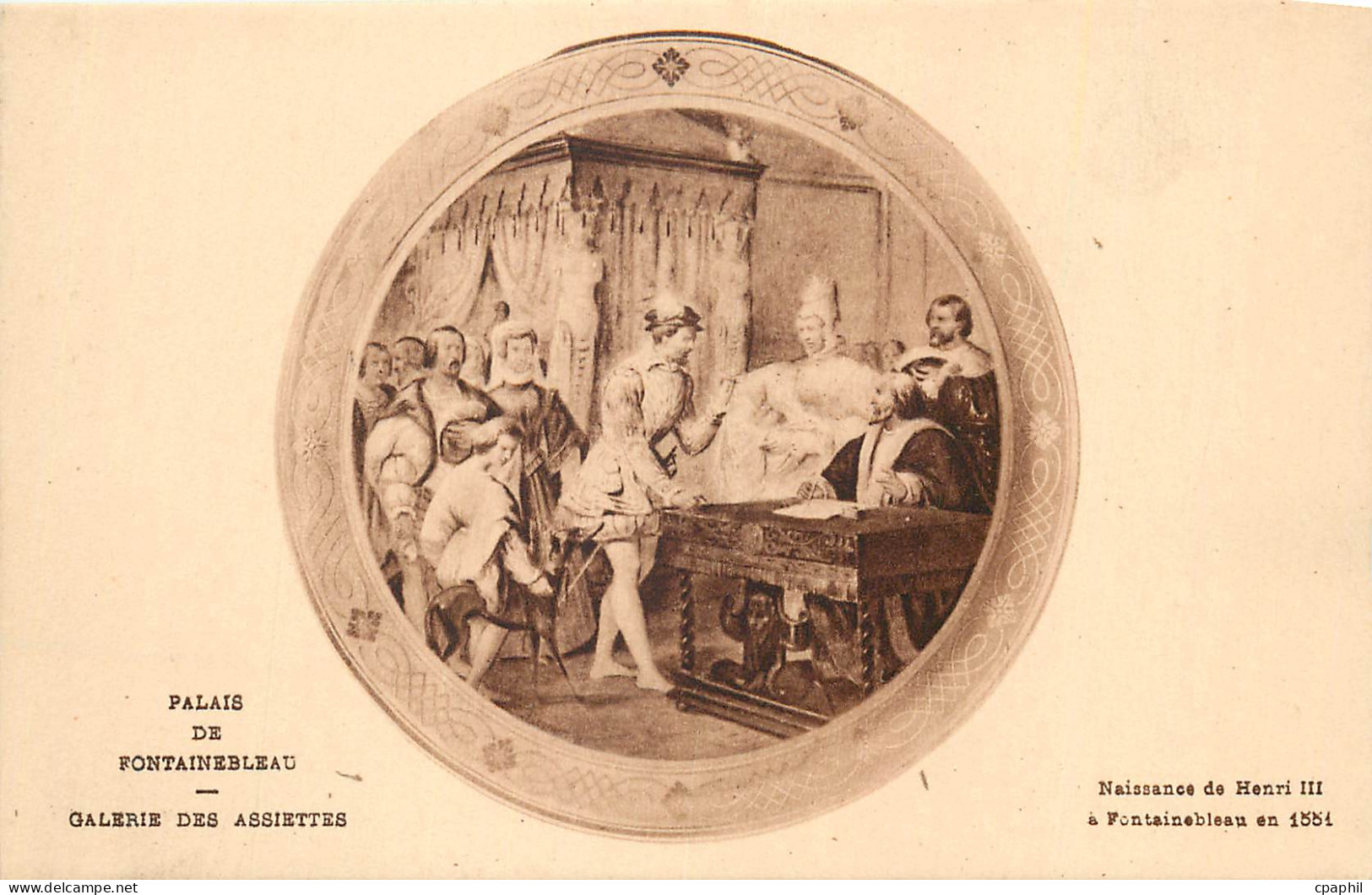 CPA Palais de Fontainebleau Naissance de Henri III a Fontainebleau