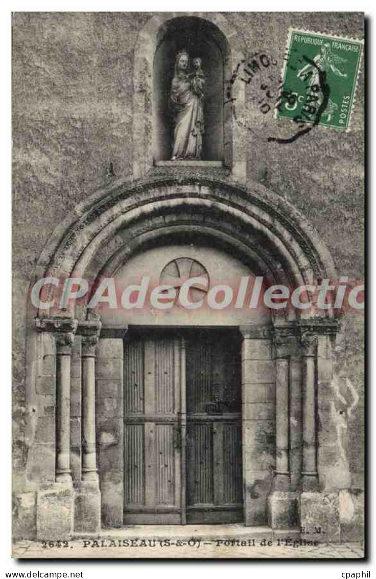 CPA Palaiseau Portail De I'Eglise