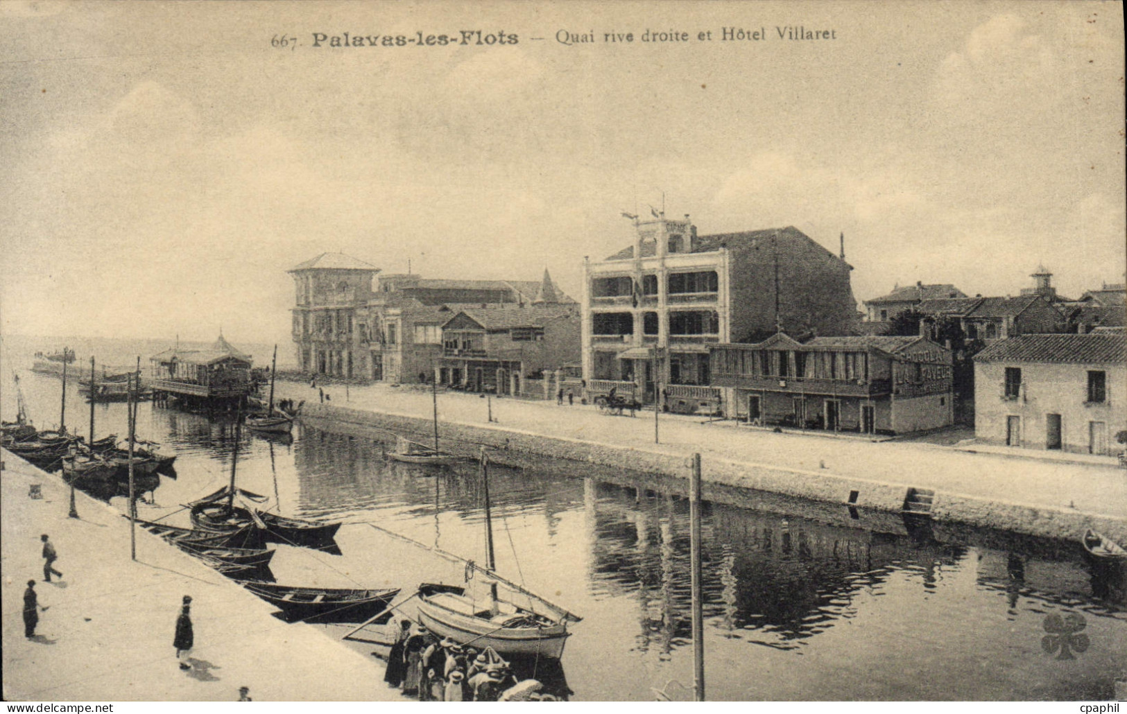 CPA PALAVAS les FLOTS