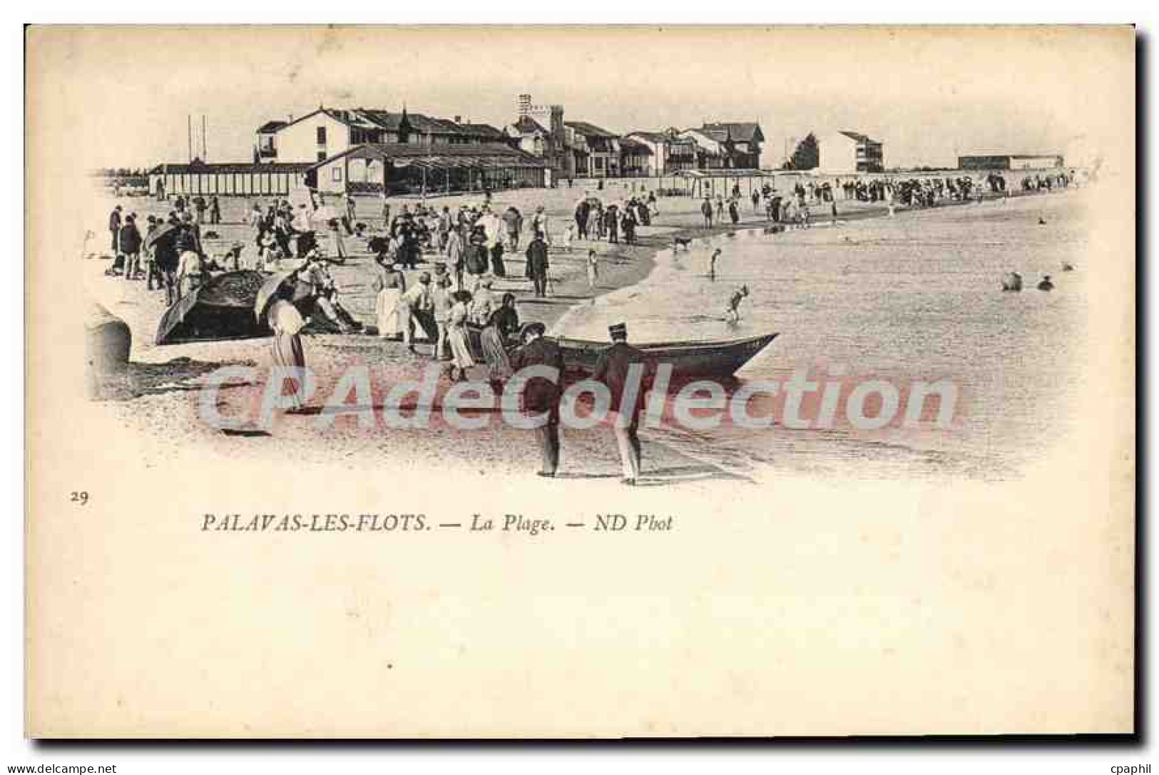 CPA Palavas Les Flots La Plage