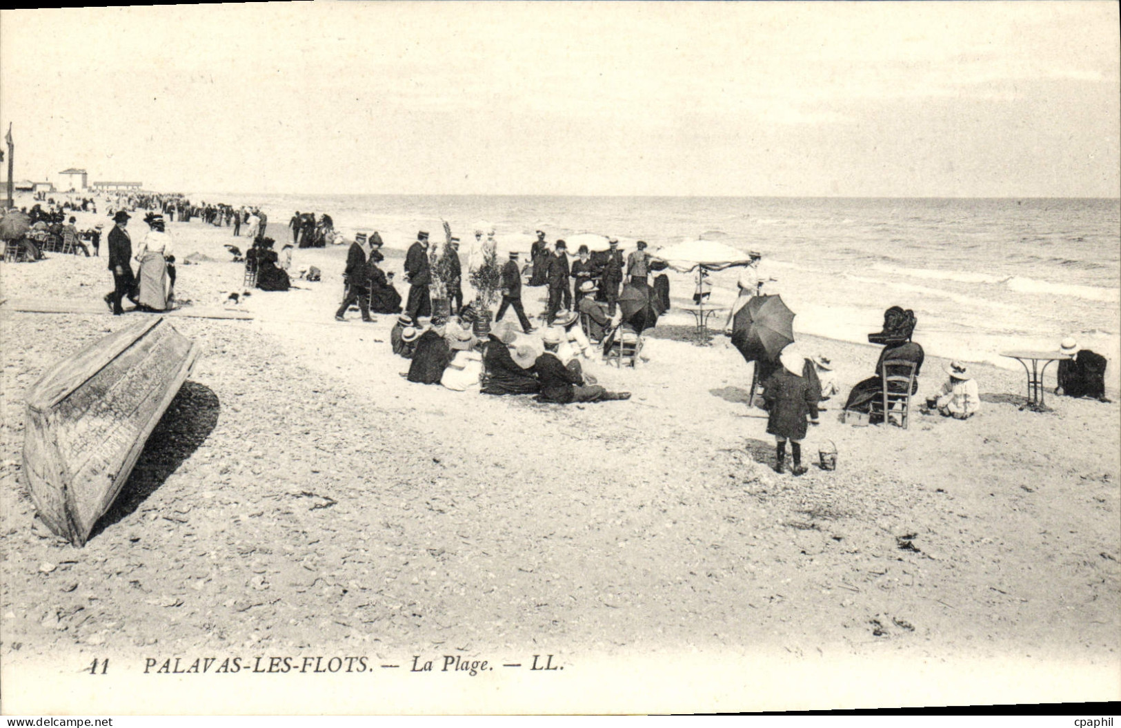 CPA Palavas Les Flots La Plage