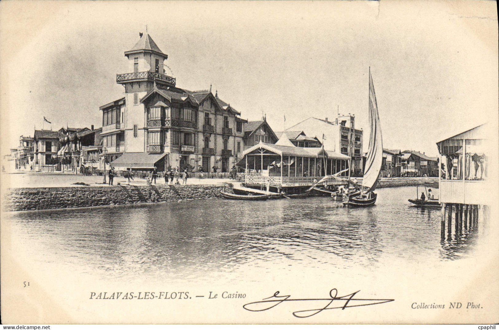 CPA PALAVAS LES FLOTS Le Casino