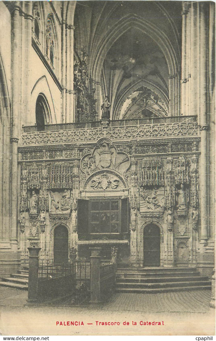 CPA Palencia Trascoro de la Catedral
