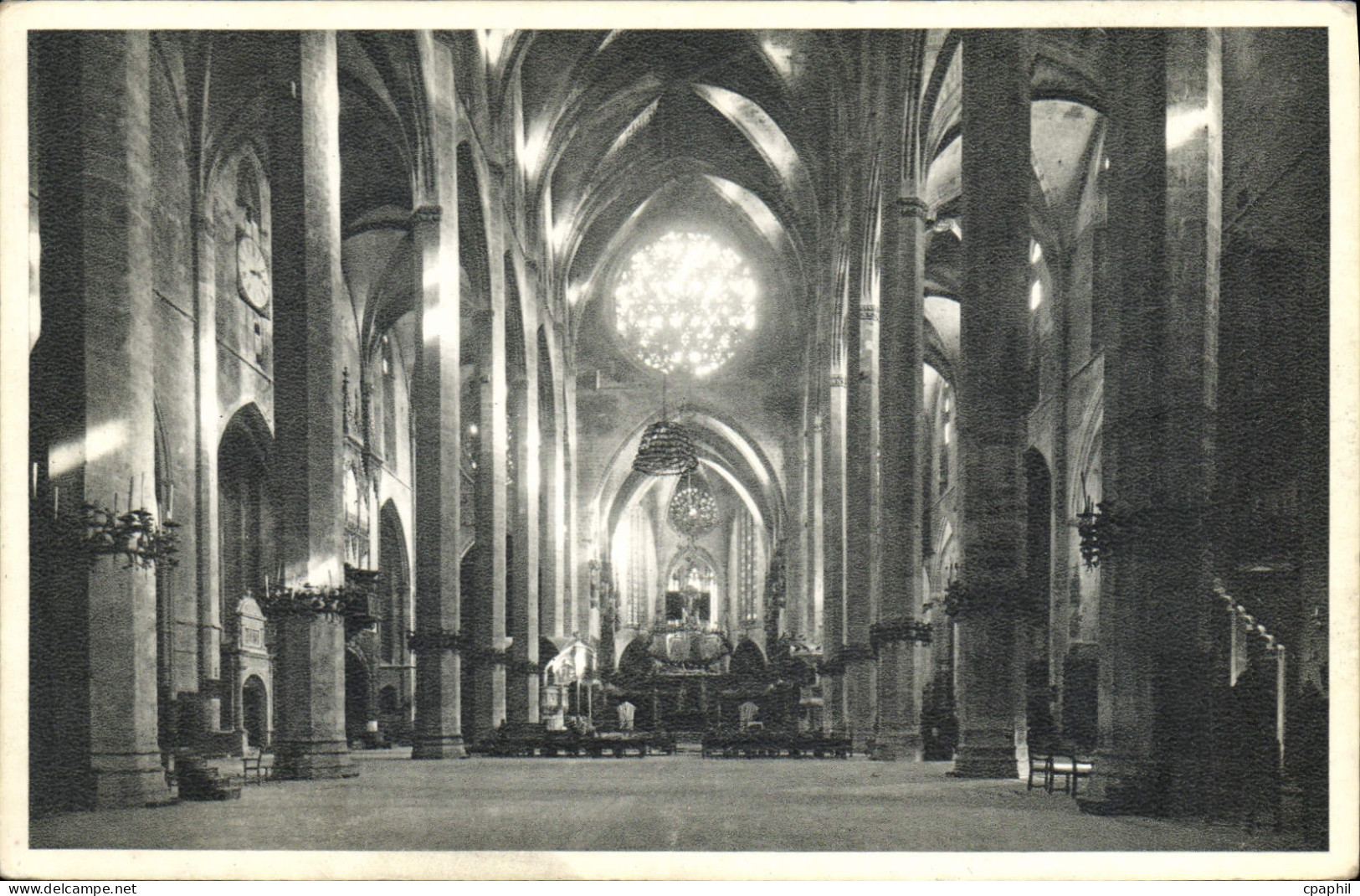 CPA Palma Interior De La Catedral