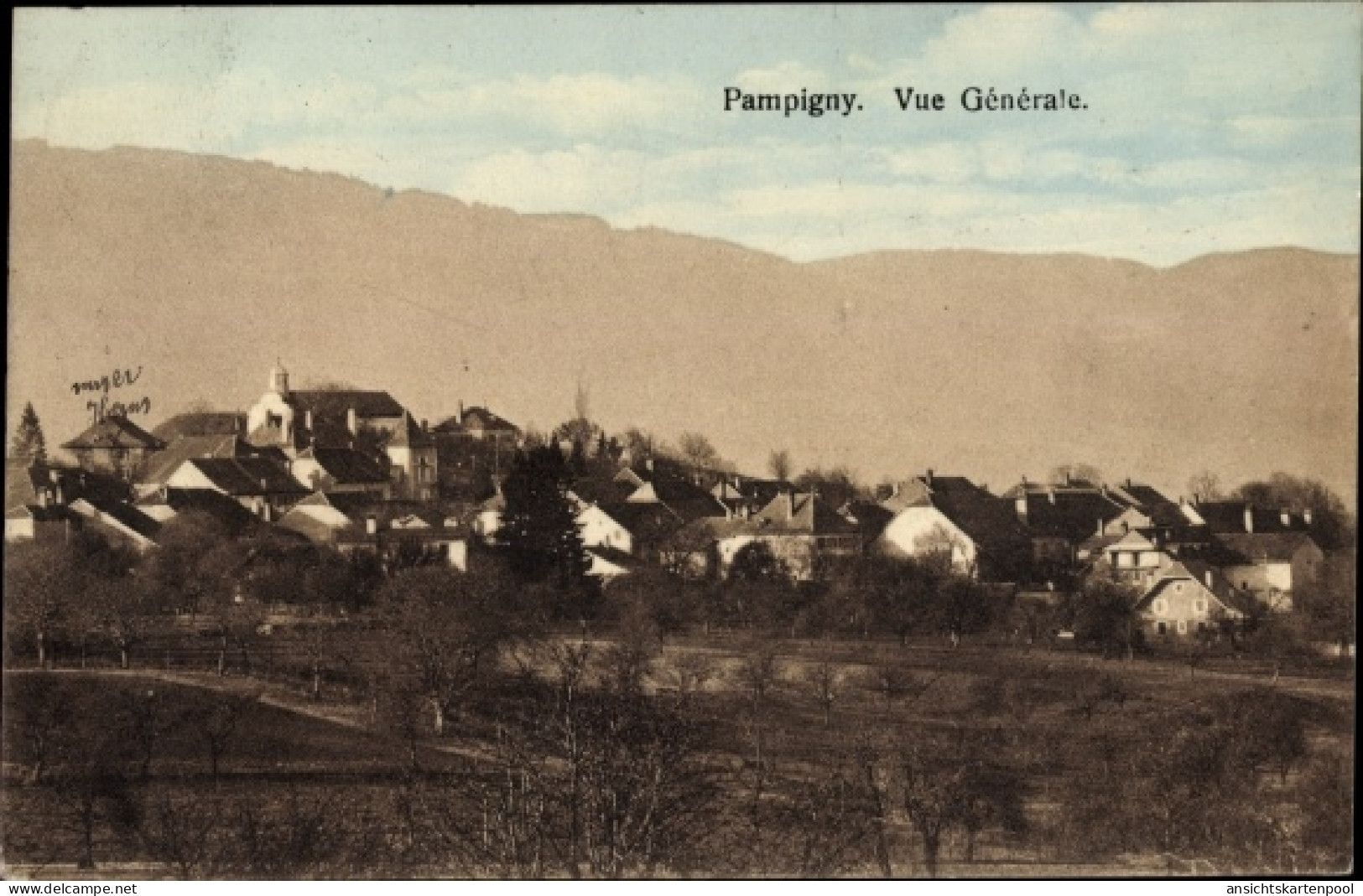 CPA Pampigny Kanton Waadt, Vue Generale