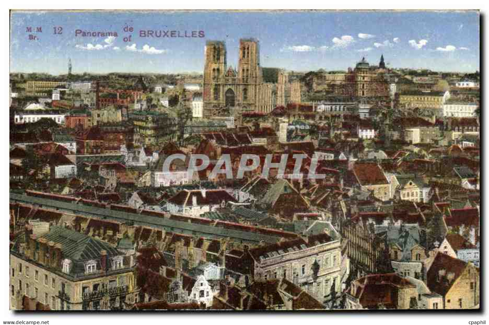 CPA Panorama de Bruxelles