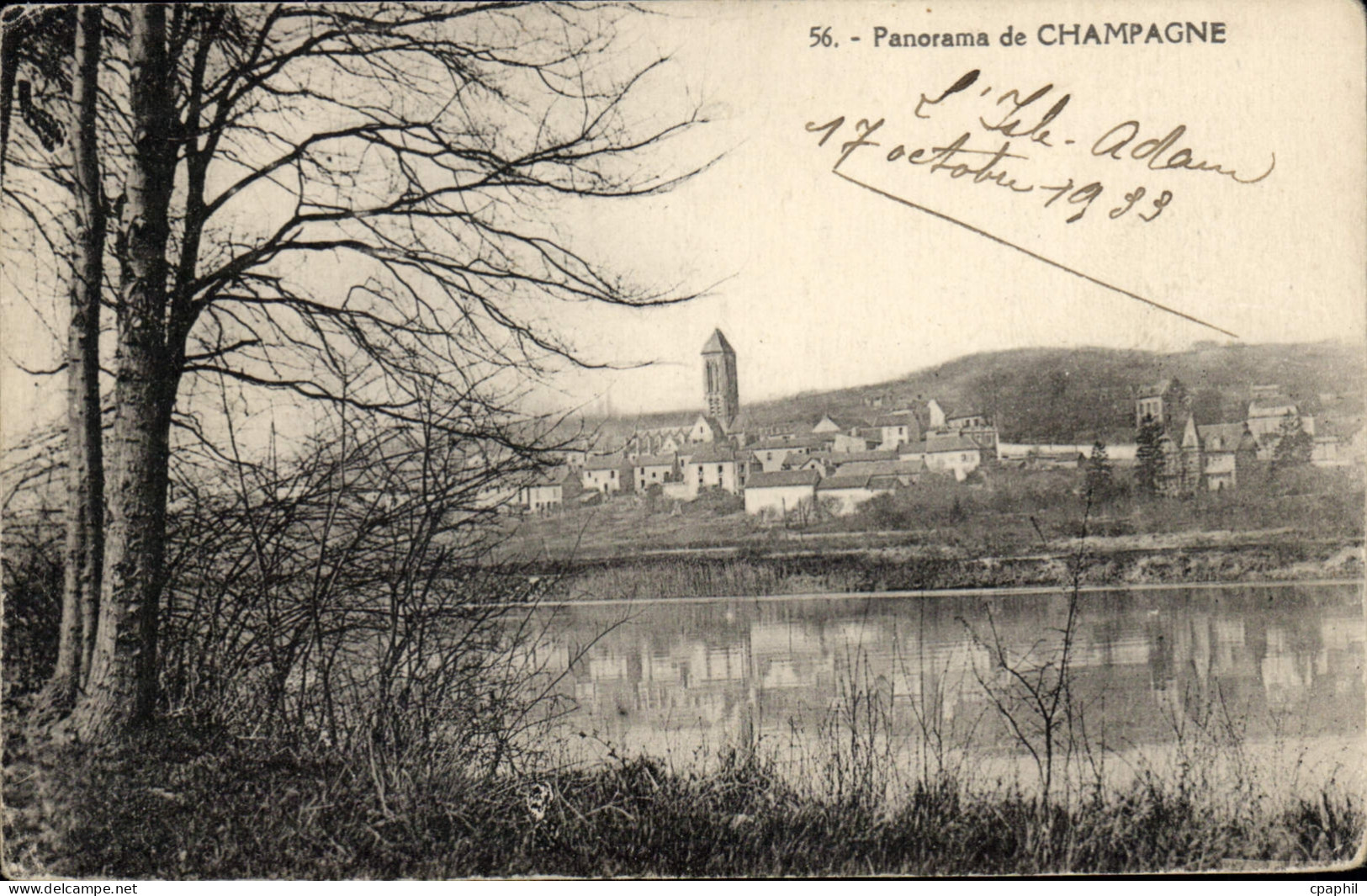CPA Panorama de Champagne