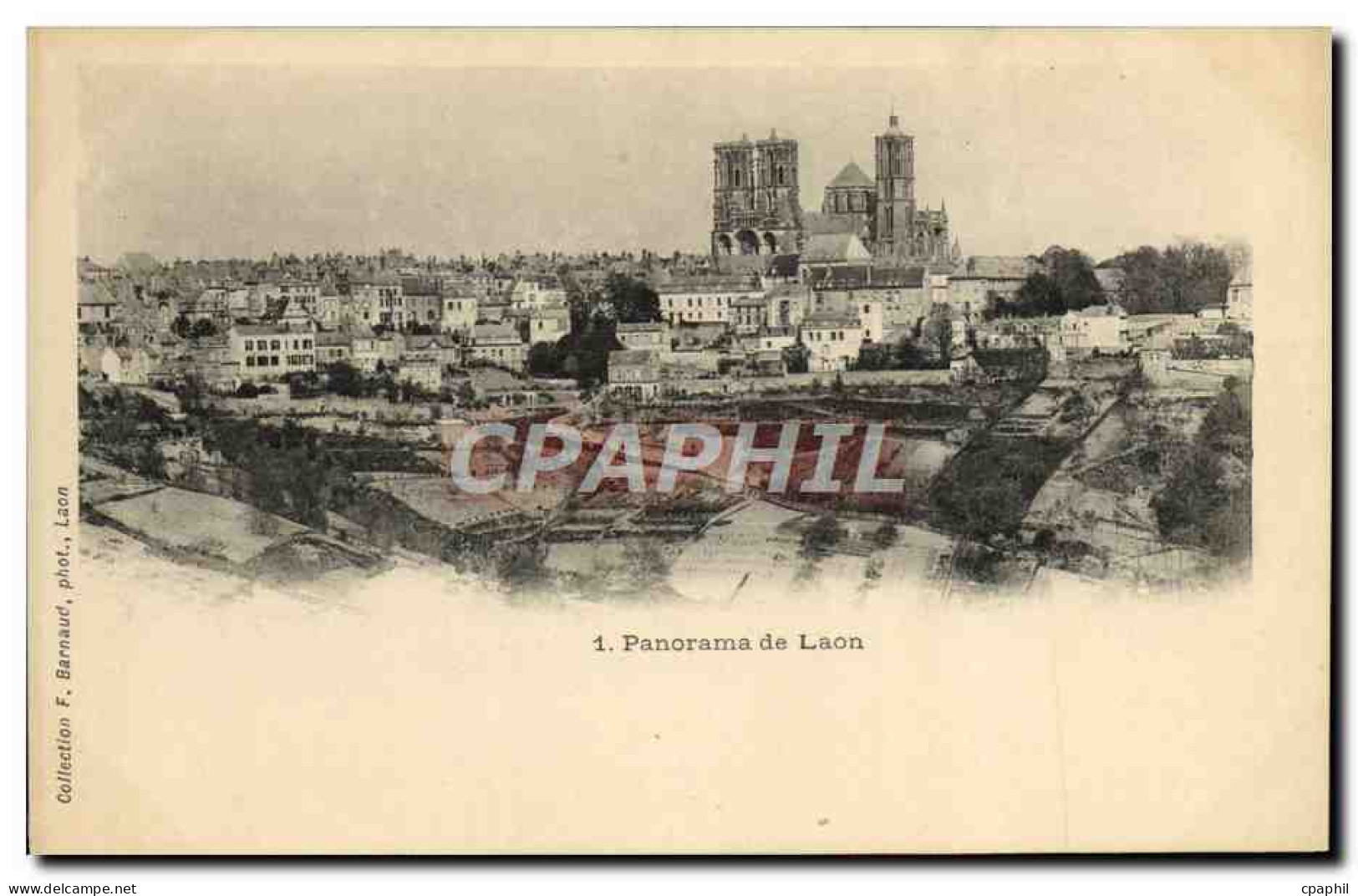 CPA Panorama de Laon