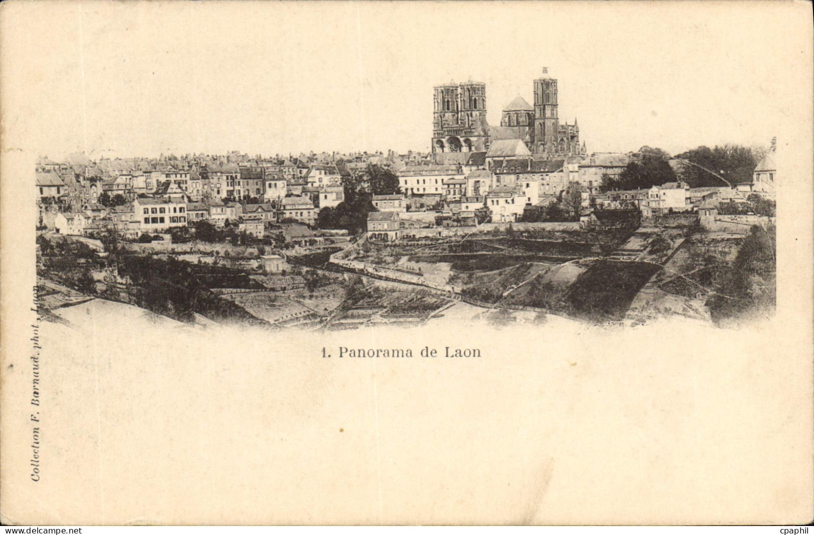 CPA Panorama de Laon