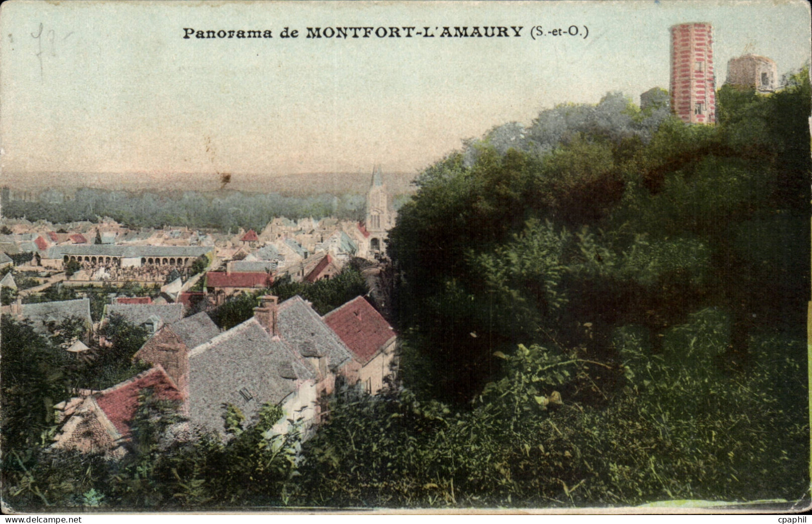 CPA Panorama de Montfort l'Amaury