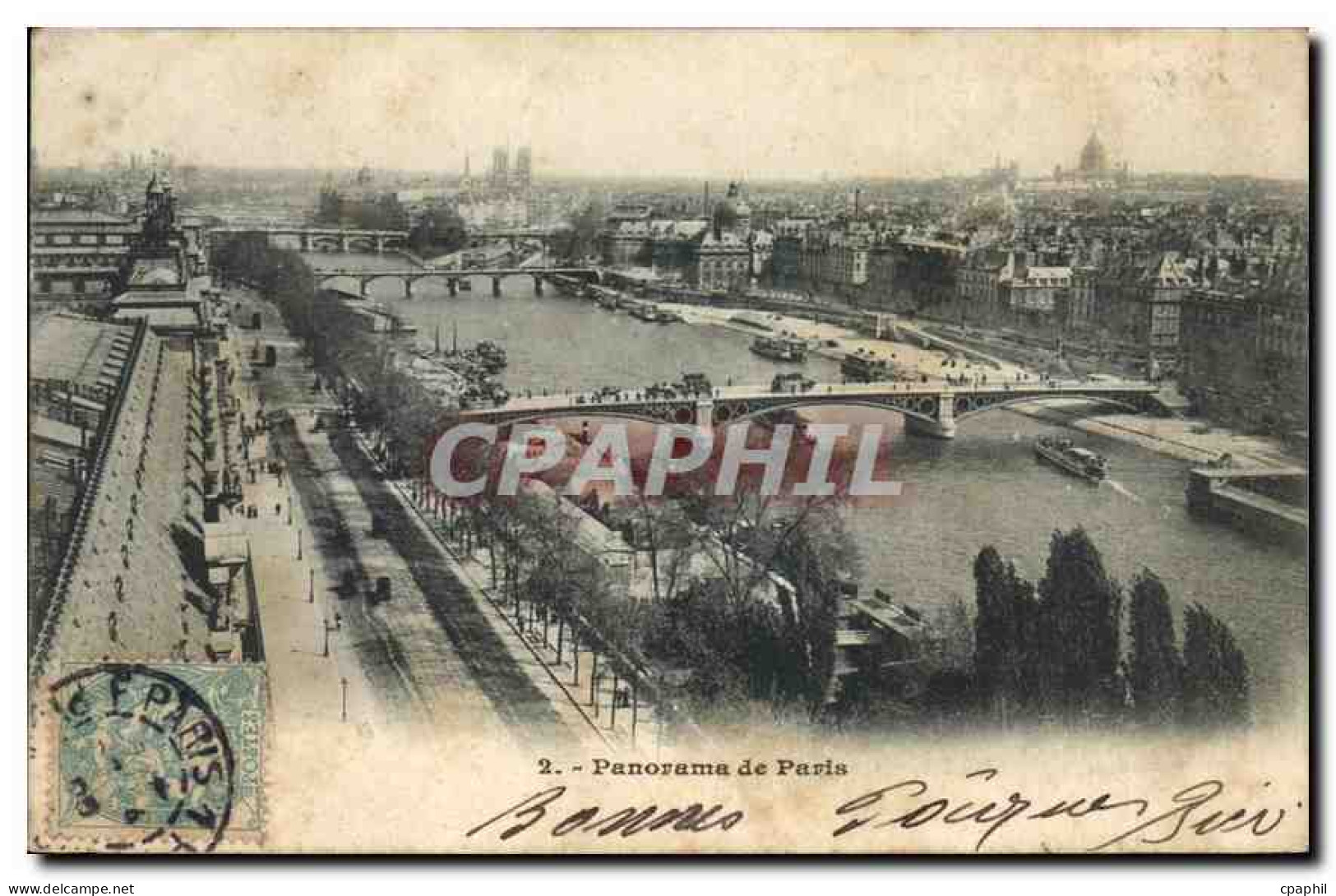 CPA Panorama de Paris