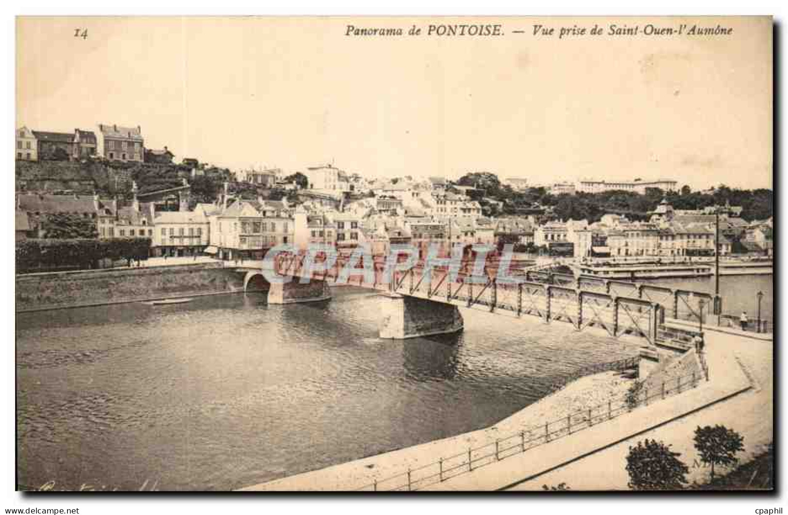 CPA Panorama de Pontoise Vue prise de Saint Ouen l'Aumone