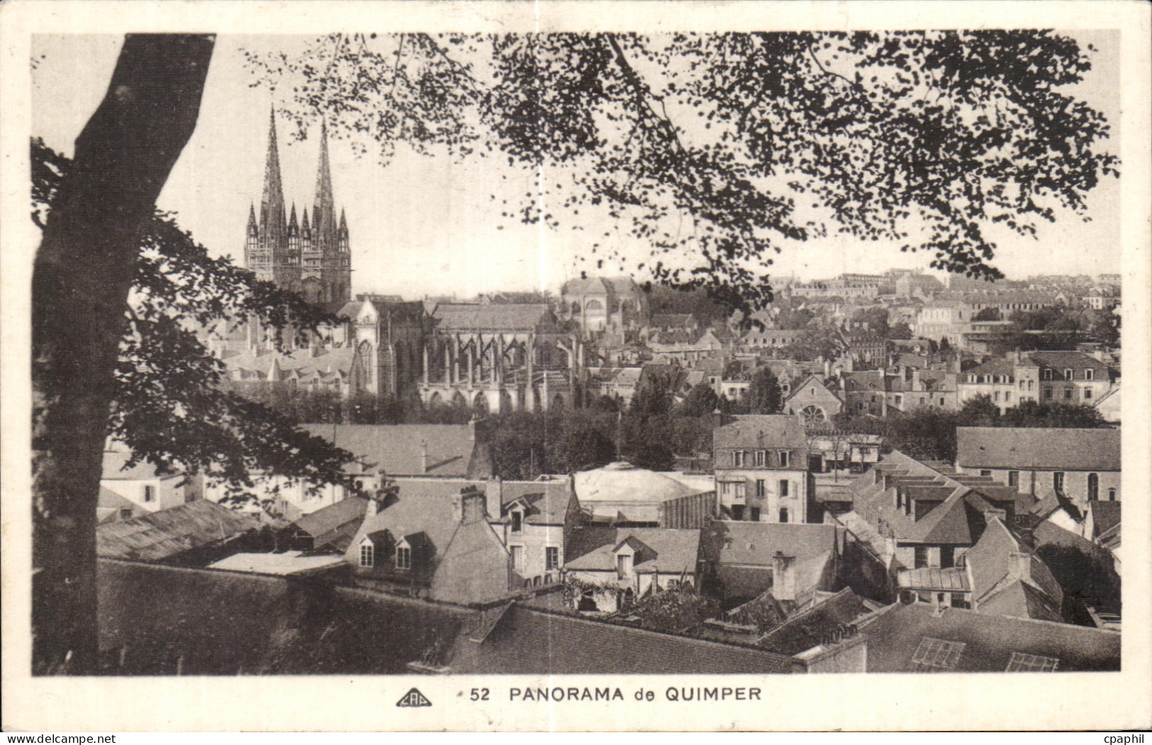CPA Panorama de Quimper