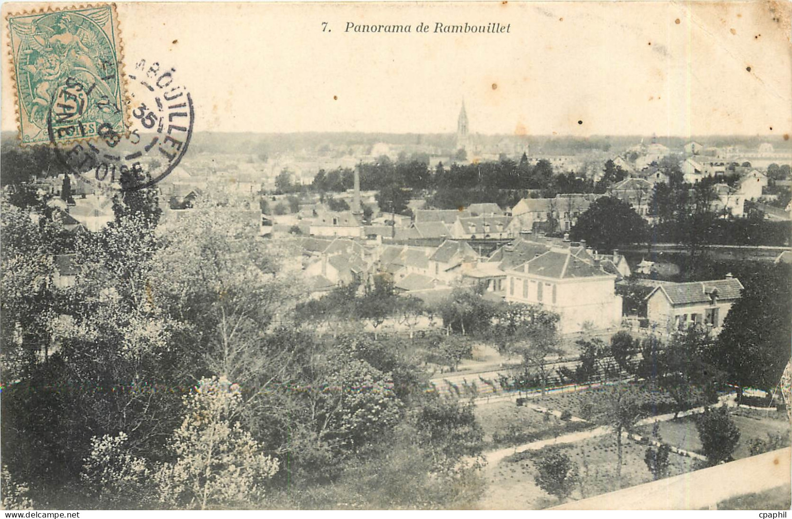 CPA Panorama de Rambouillet