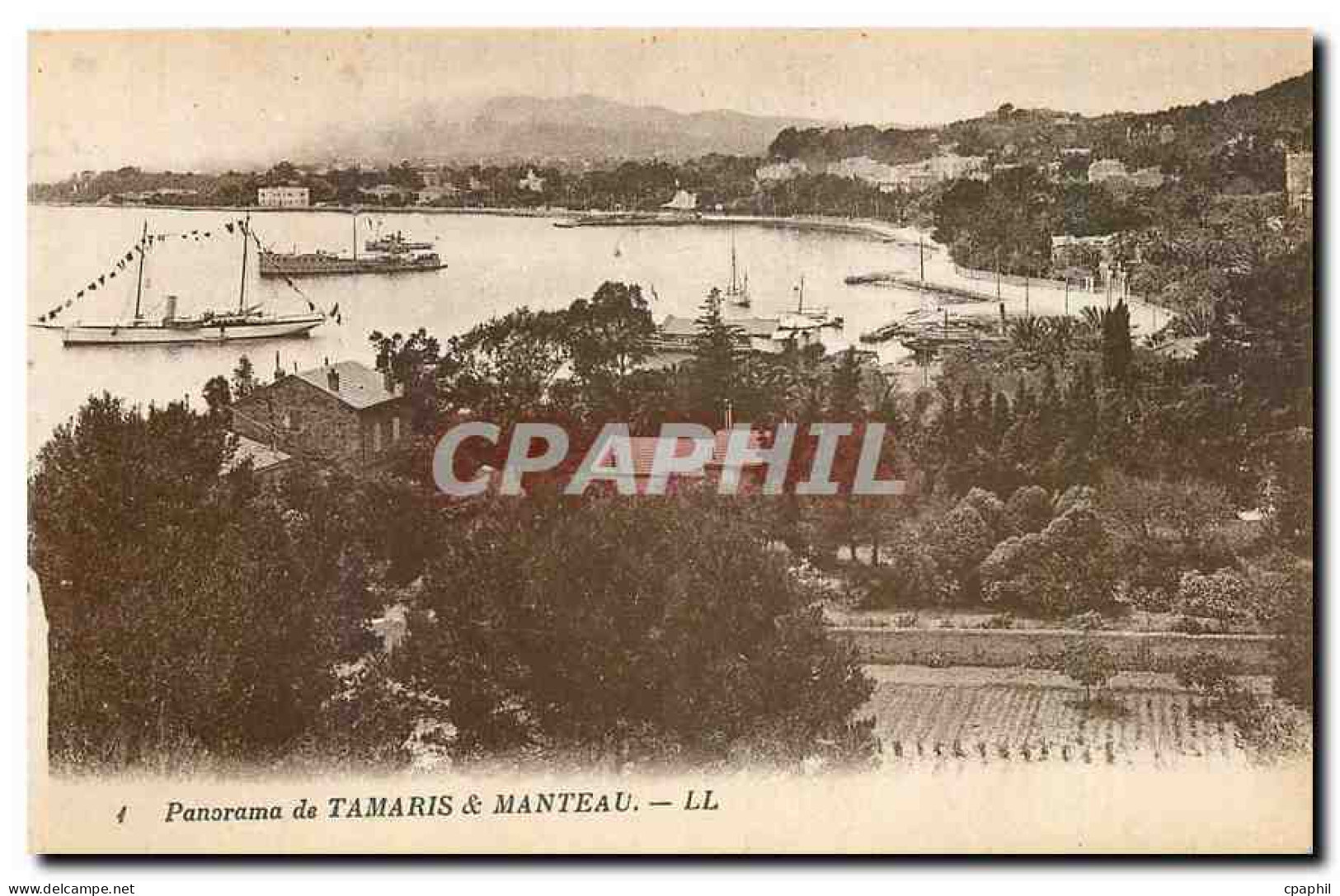 CPA Panorama de Tamaris et Manteau