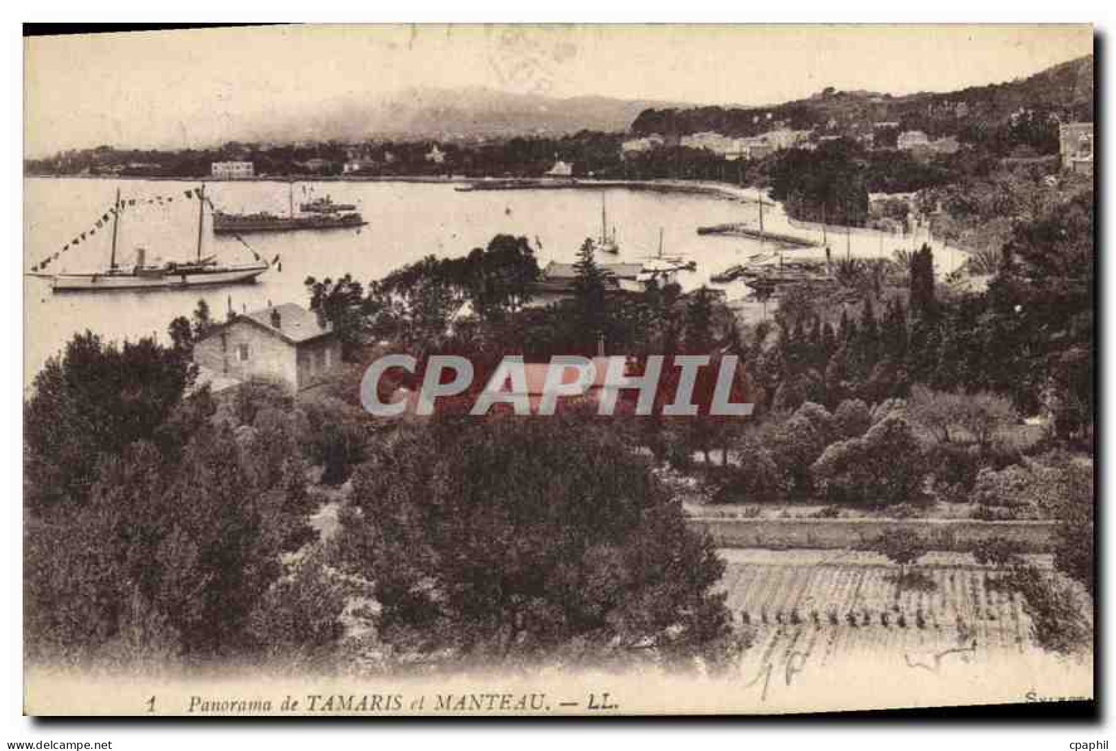 CPA Panorama de Tamaris et Manteau